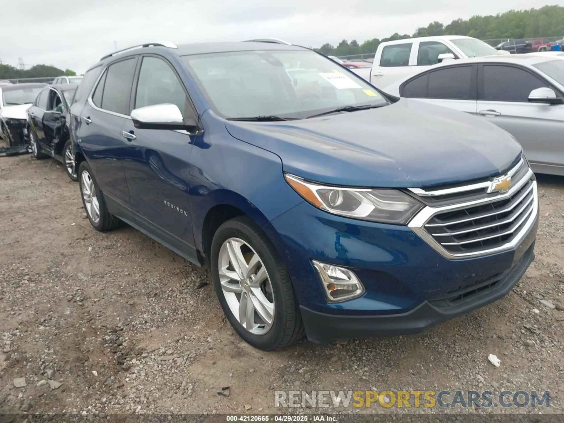 1 Photograph of a damaged car 2GNAXPEX2L6245478 CHEVROLET EQUINOX 2020