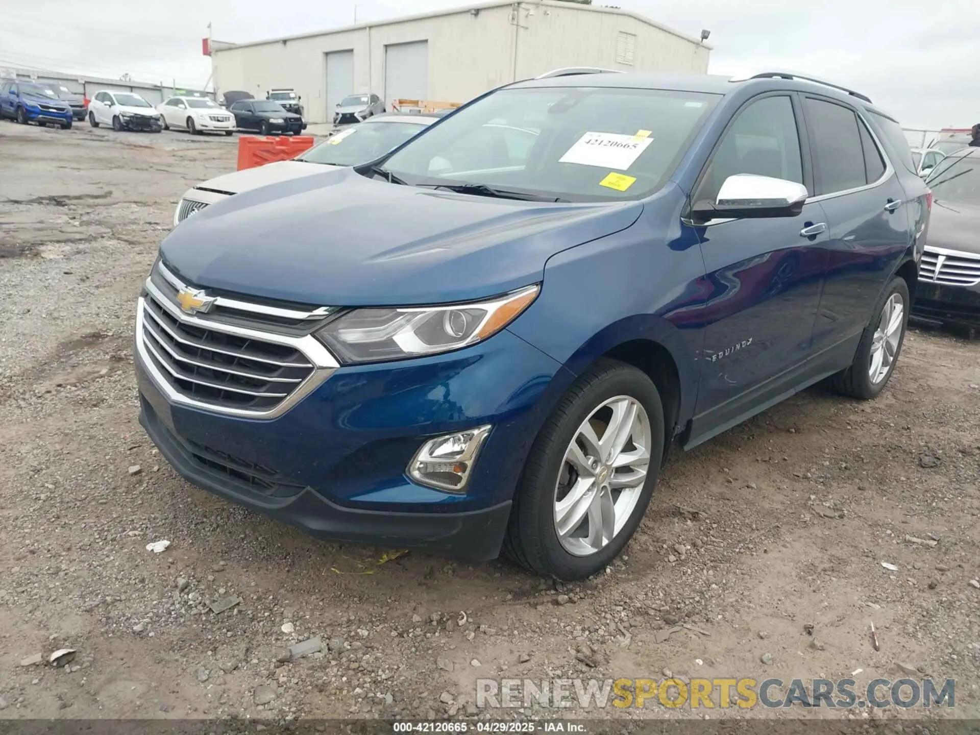 2 Photograph of a damaged car 2GNAXPEX2L6245478 CHEVROLET EQUINOX 2020