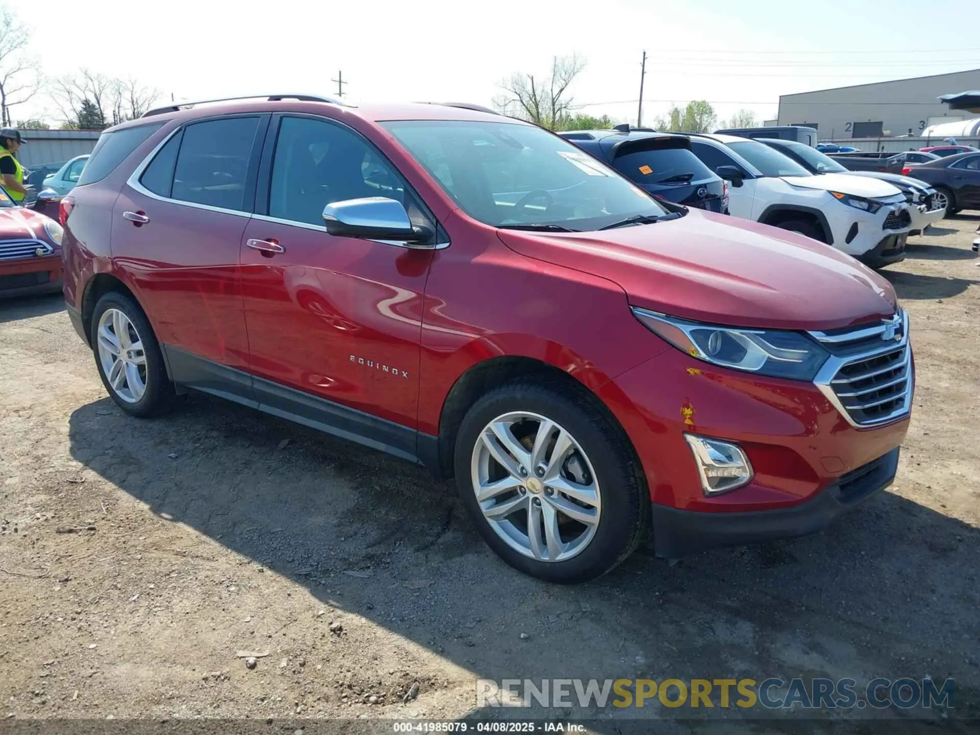 1 Photograph of a damaged car 2GNAXPEX3L6240550 CHEVROLET EQUINOX 2020