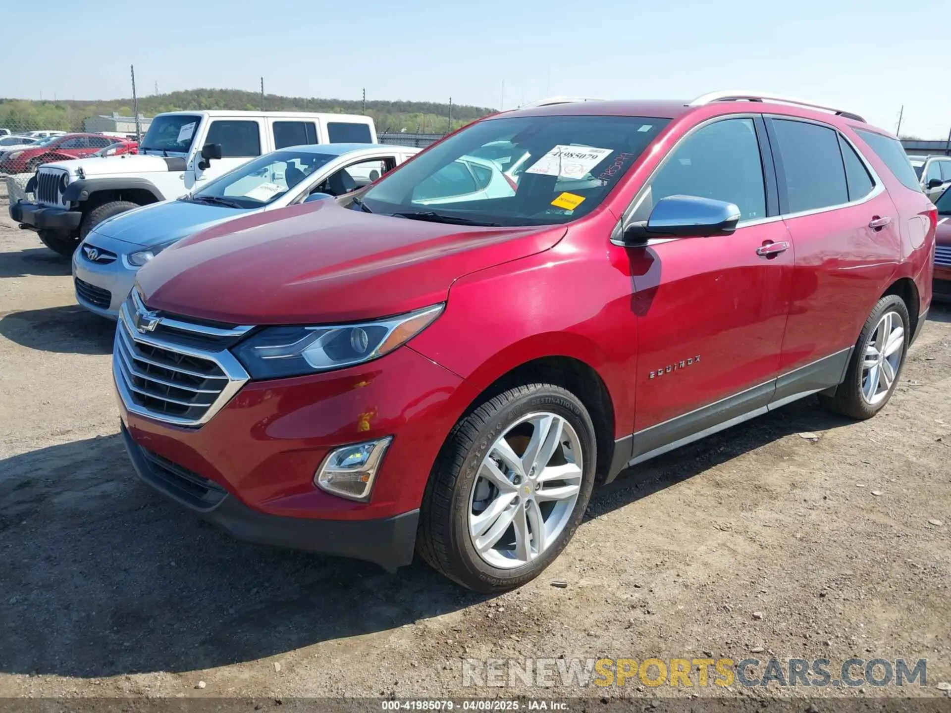 2 Photograph of a damaged car 2GNAXPEX3L6240550 CHEVROLET EQUINOX 2020