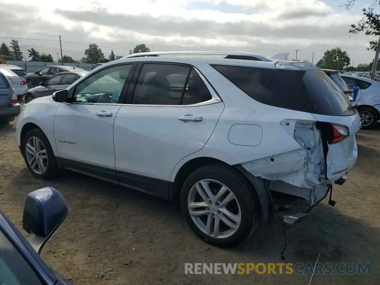 2 Photograph of a damaged car 2GNAXPEX4L6196221 CHEVROLET EQUINOX 2020