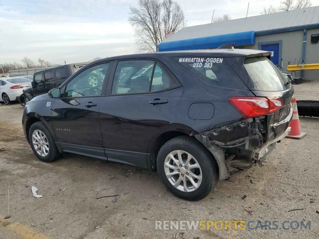 2 Photograph of a damaged car 2GNAXSEV0L6202582 CHEVROLET EQUINOX 2020