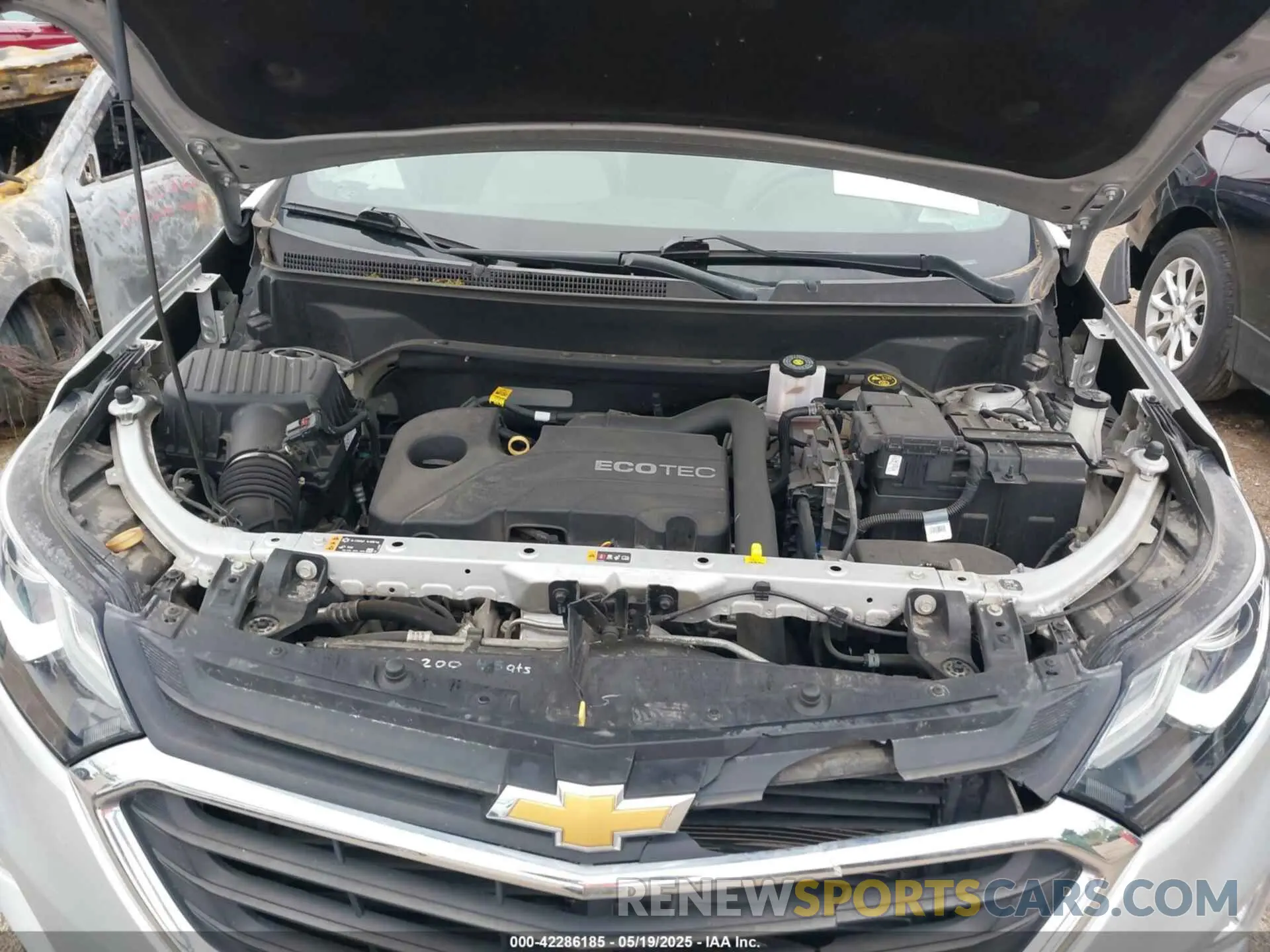 10 Photograph of a damaged car 2GNAXSEV0L6256562 CHEVROLET EQUINOX 2020