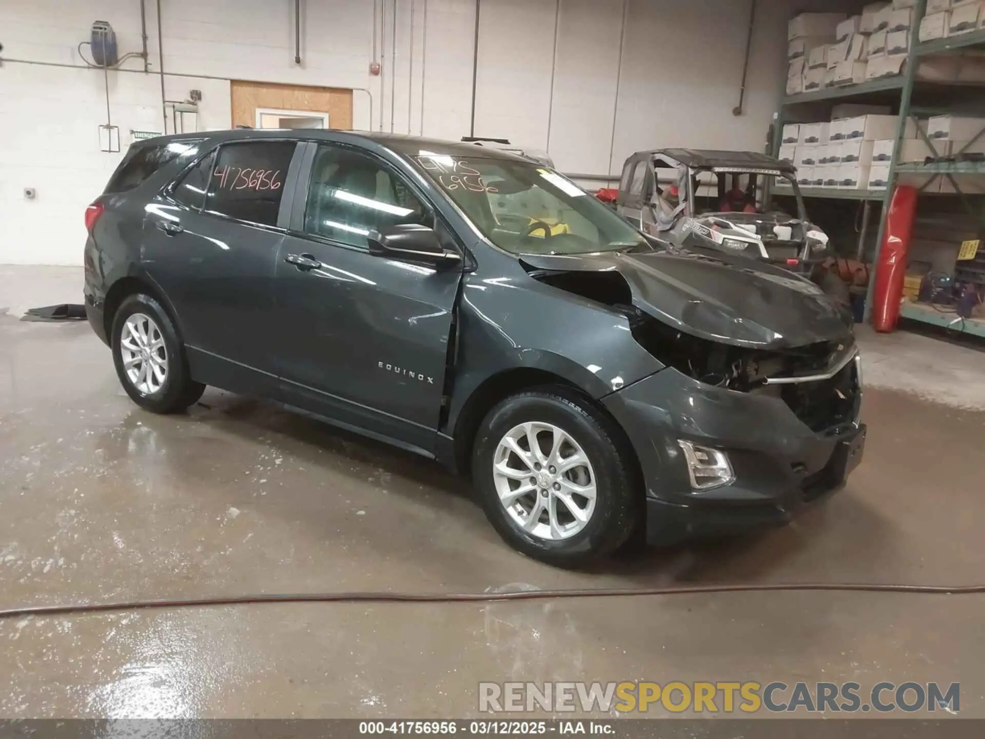 1 Photograph of a damaged car 2GNAXSEV1L6273872 CHEVROLET EQUINOX 2020