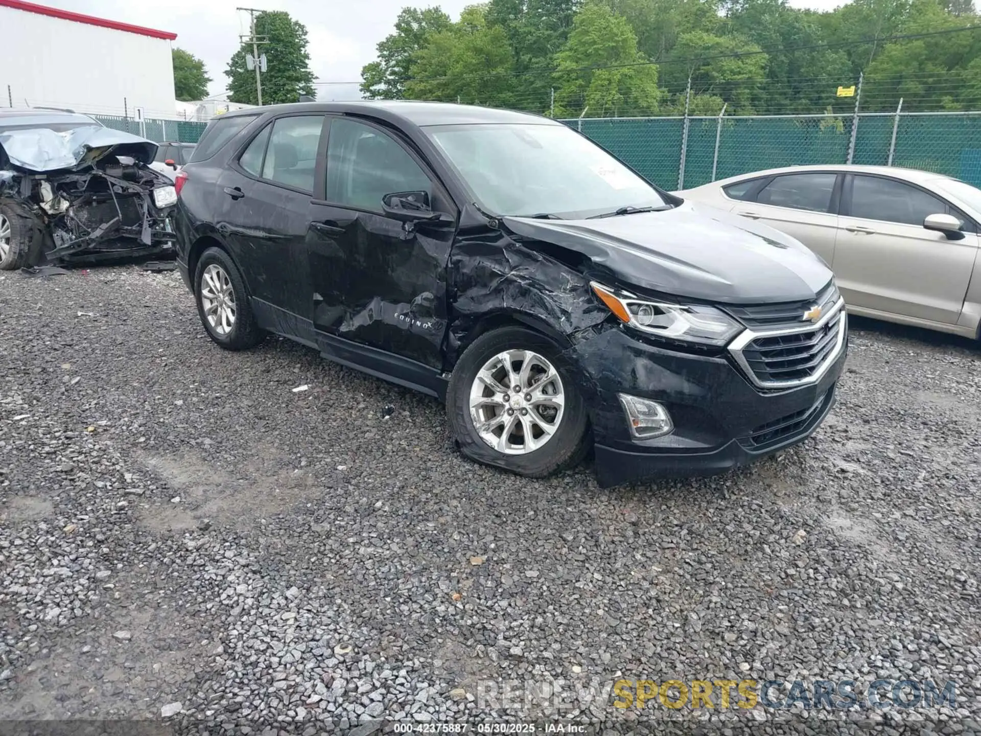 1 Photograph of a damaged car 2GNAXSEV2L6274335 CHEVROLET EQUINOX 2020