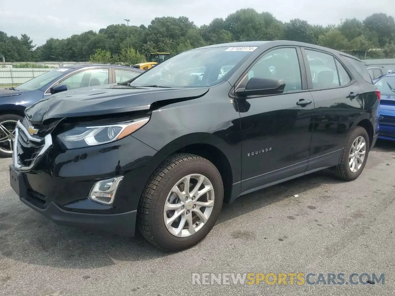1 Photograph of a damaged car 2GNAXSEV3L6146458 CHEVROLET EQUINOX 2020