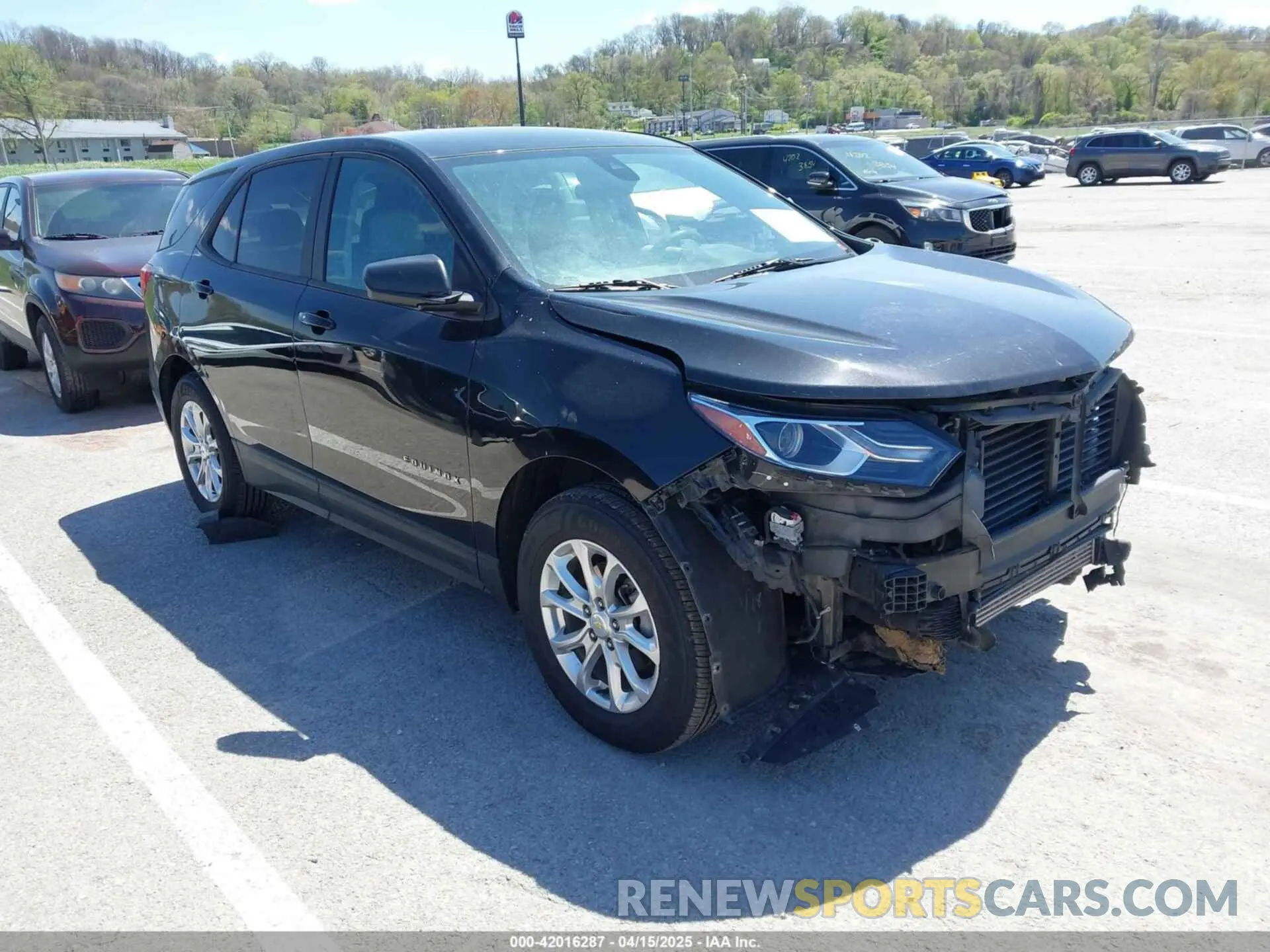 1 Photograph of a damaged car 2GNAXSEV3L6274652 CHEVROLET EQUINOX 2020