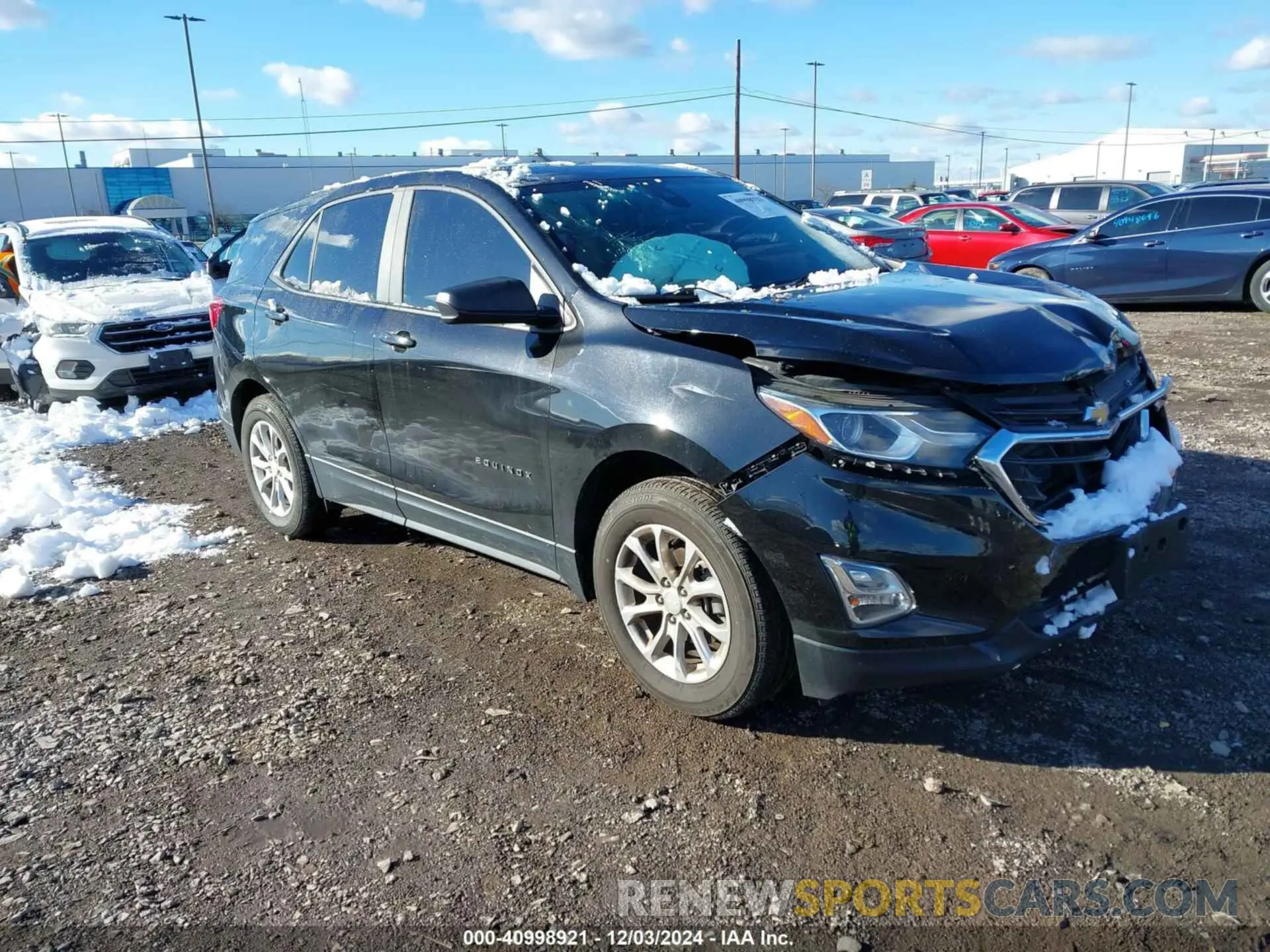 1 Photograph of a damaged car 2GNAXSEV5L6108438 CHEVROLET EQUINOX 2020