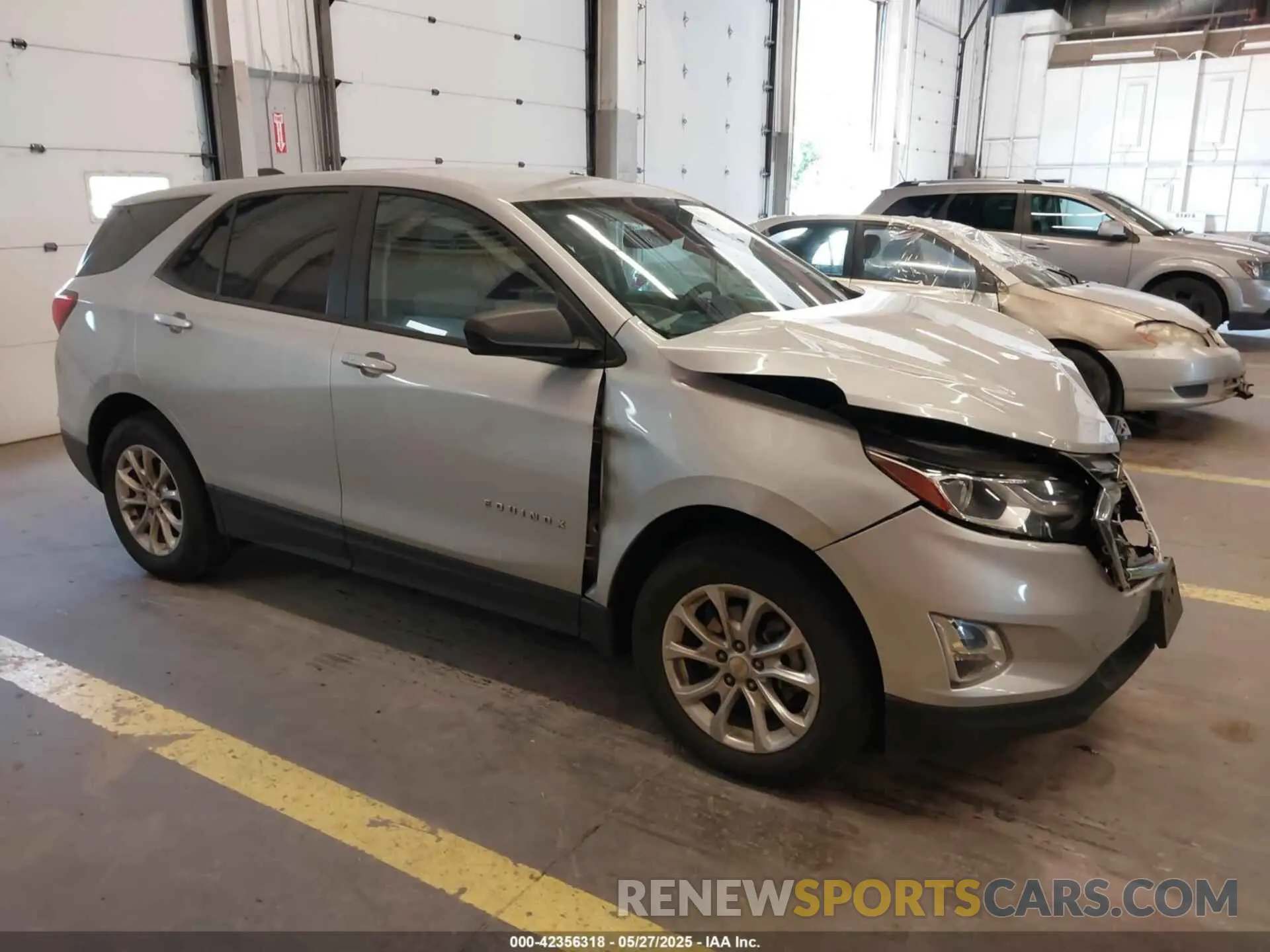 1 Photograph of a damaged car 2GNAXSEV6L6177350 CHEVROLET EQUINOX 2020