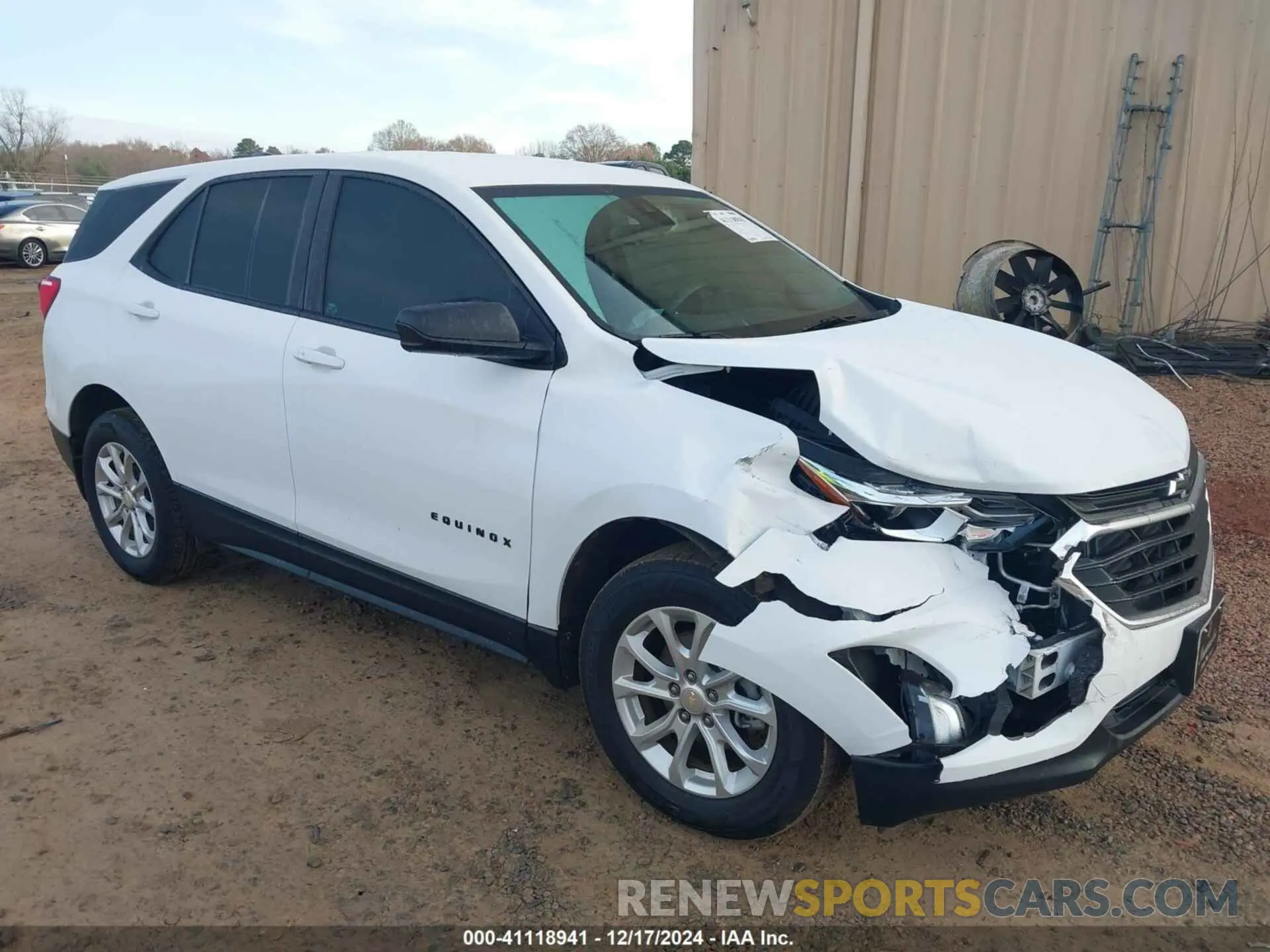1 Photograph of a damaged car 2GNAXSEV7L6285623 CHEVROLET EQUINOX 2020