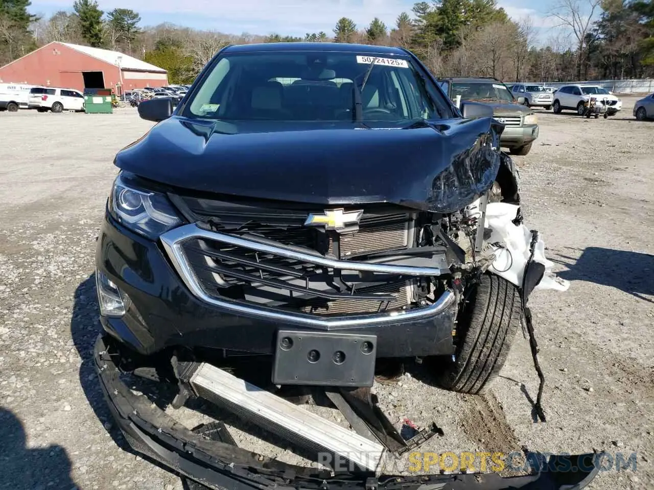 5 Photograph of a damaged car 2GNAXSEVXL6275376 CHEVROLET EQUINOX 2020