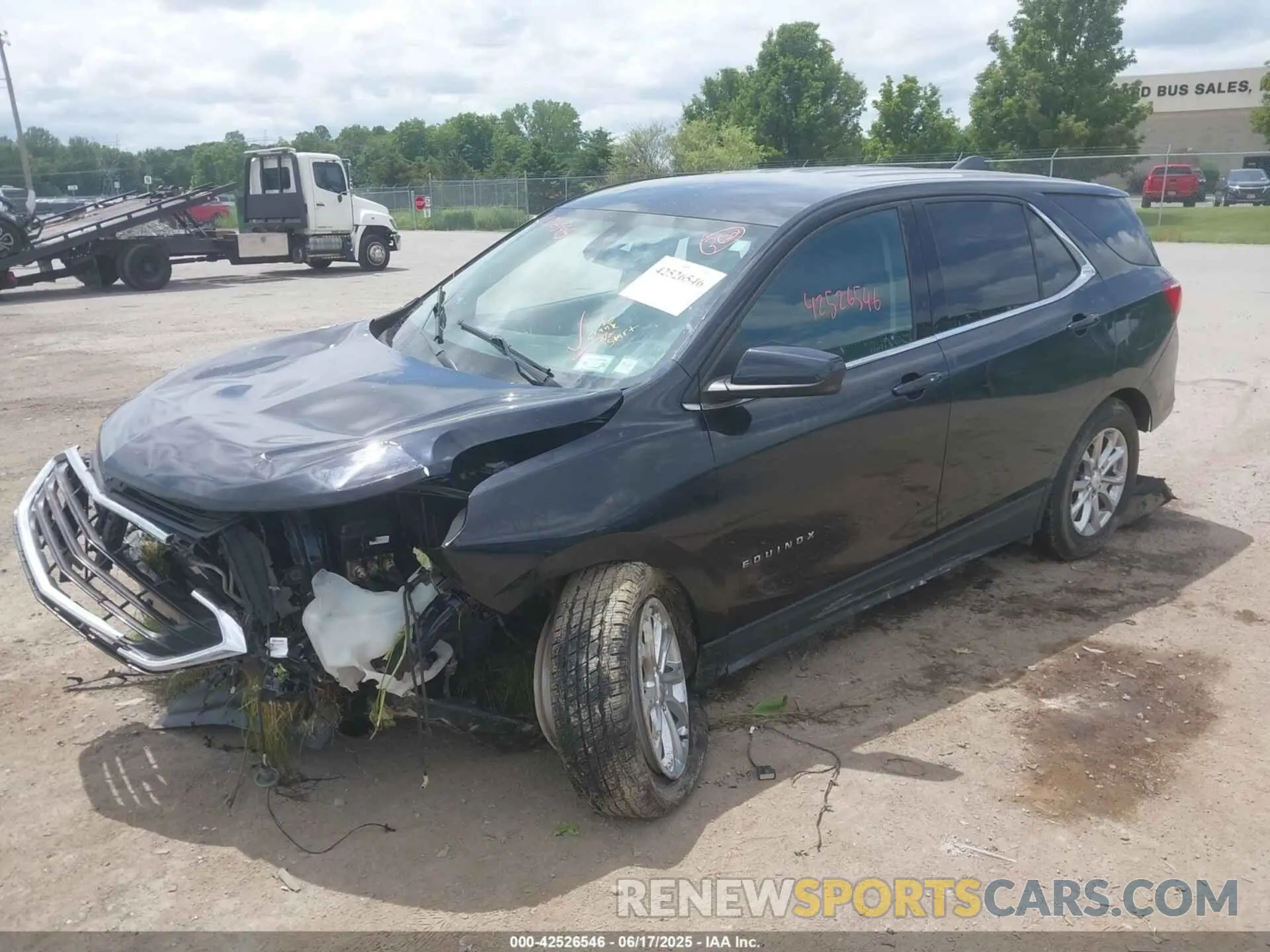 2 Photograph of a damaged car 2GNAXTEV0L6162154 CHEVROLET EQUINOX 2020
