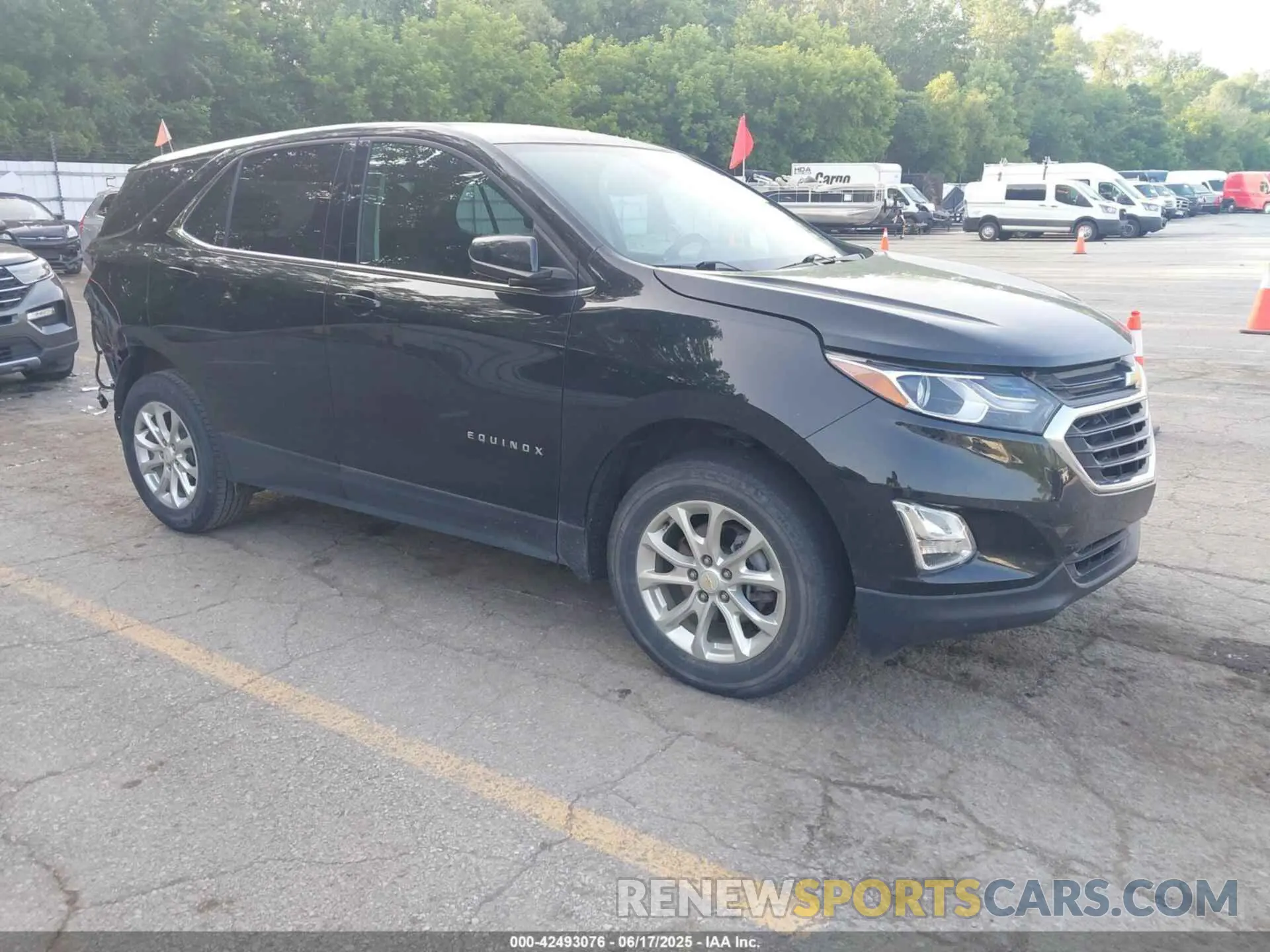 1 Photograph of a damaged car 2GNAXTEV0L6282990 CHEVROLET EQUINOX 2020