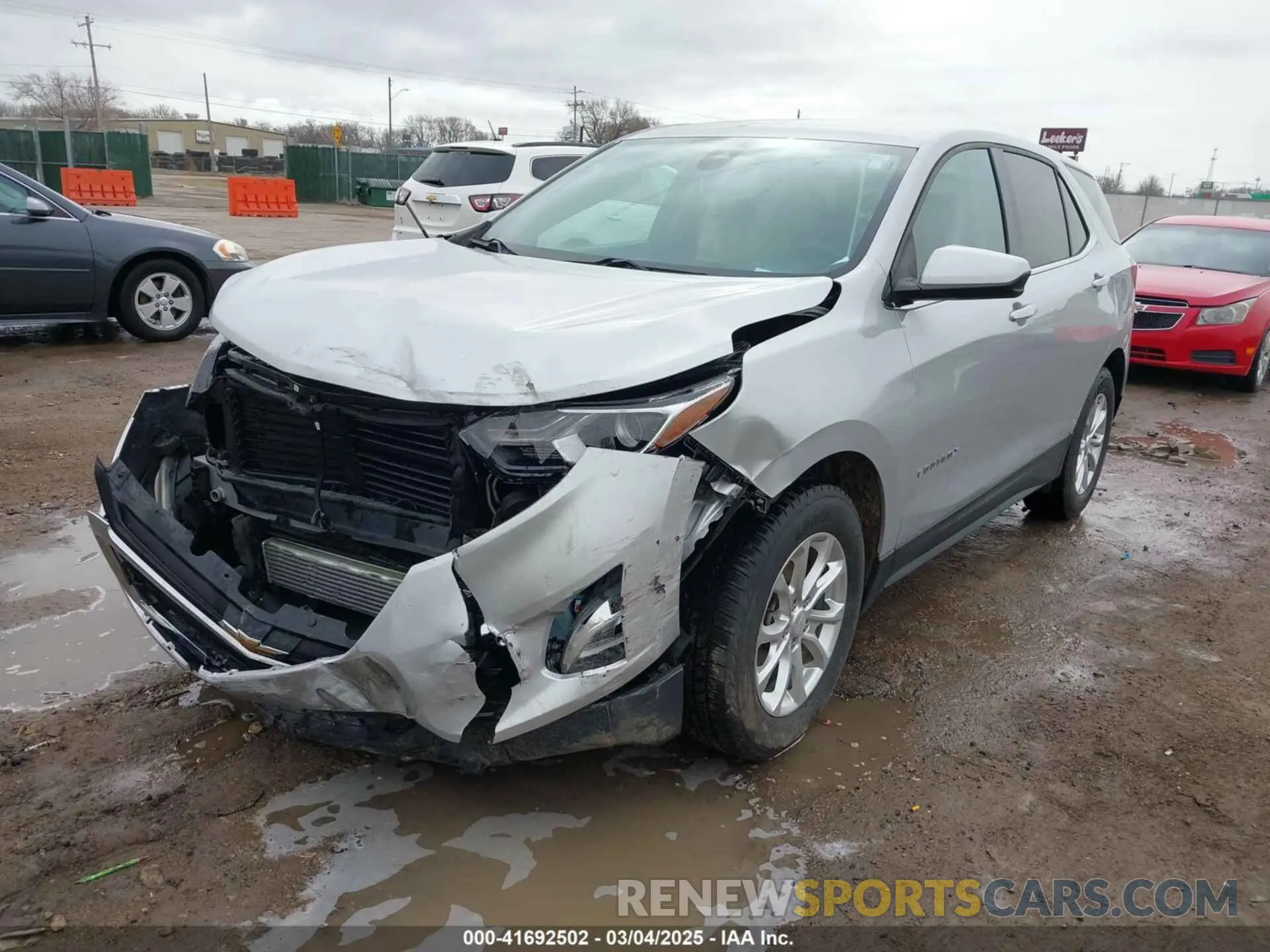2 Photograph of a damaged car 2GNAXTEV2L6255452 CHEVROLET EQUINOX 2020