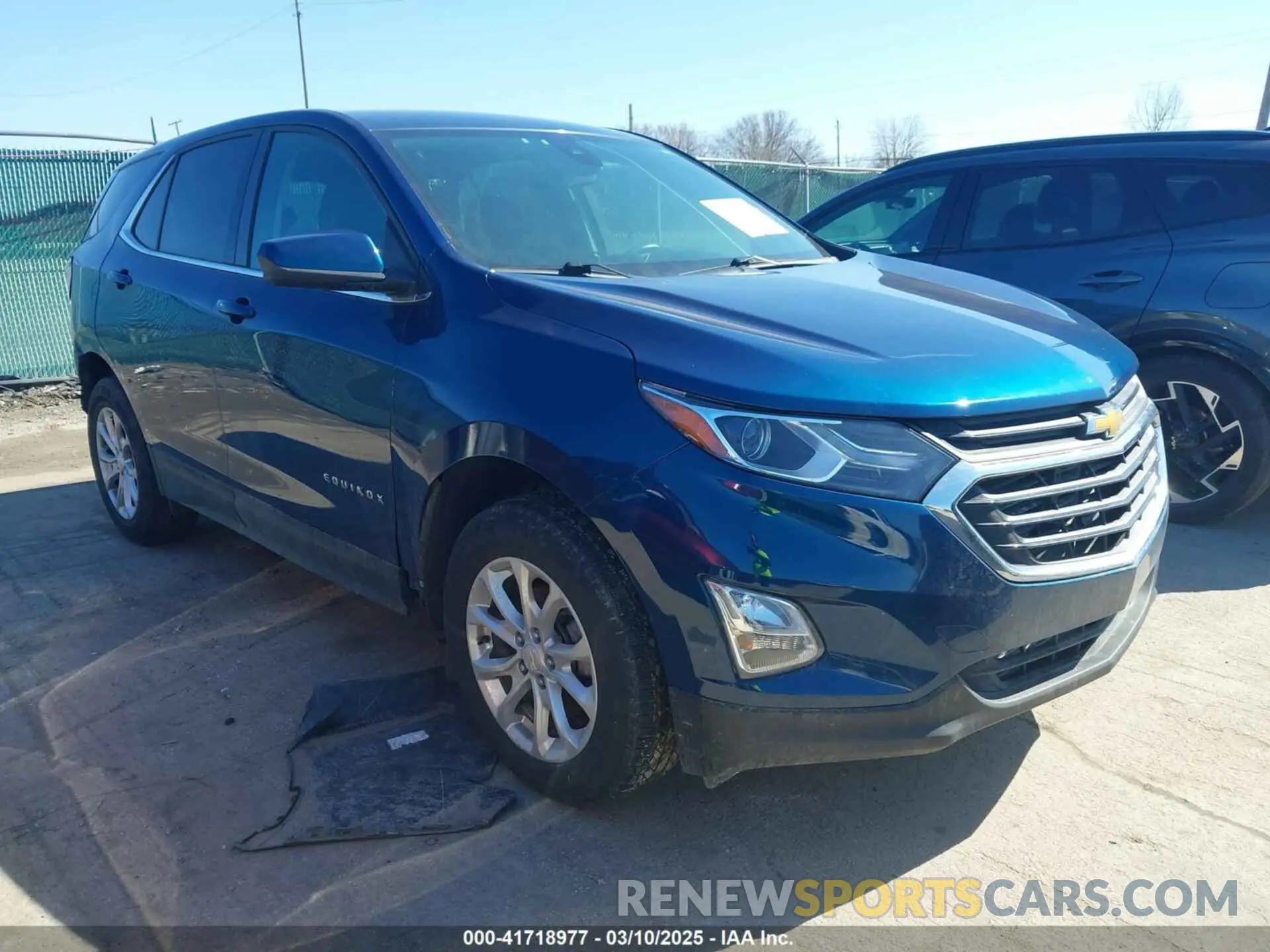 1 Photograph of a damaged car 2GNAXTEV3L6134123 CHEVROLET EQUINOX 2020