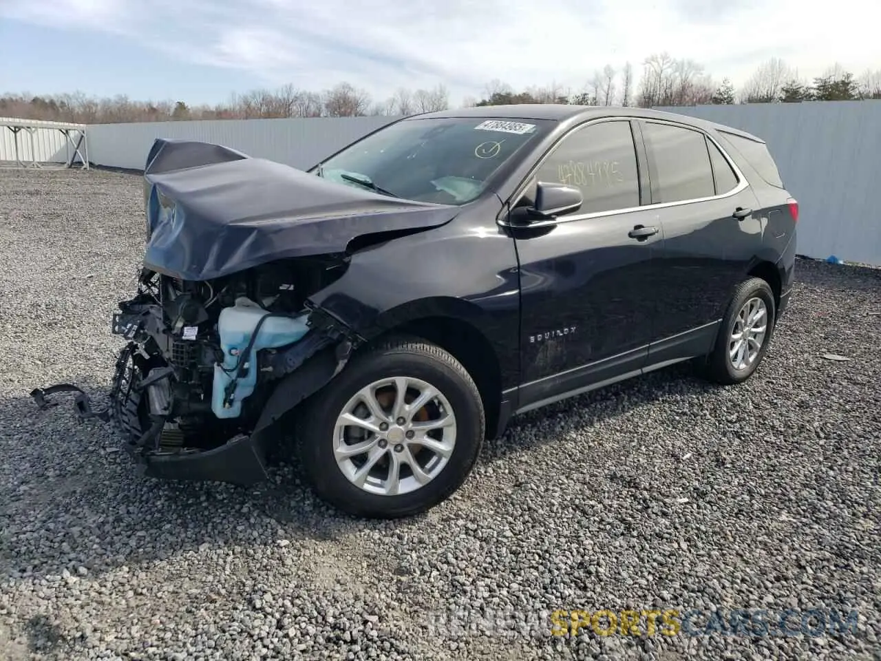 1 Photograph of a damaged car 2GNAXTEV3L6190367 CHEVROLET EQUINOX 2020