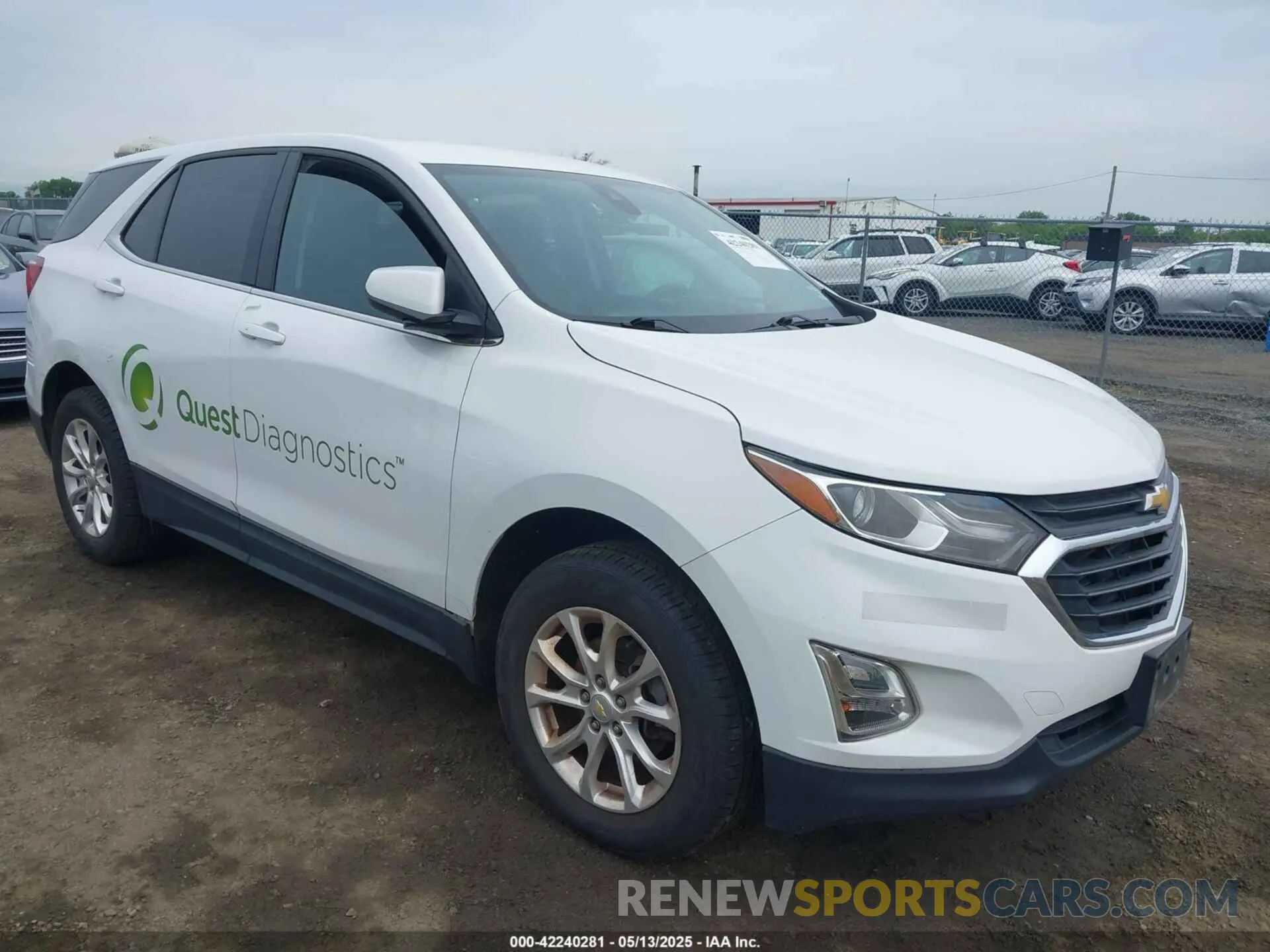 1 Photograph of a damaged car 2GNAXTEV3L6257324 CHEVROLET EQUINOX 2020