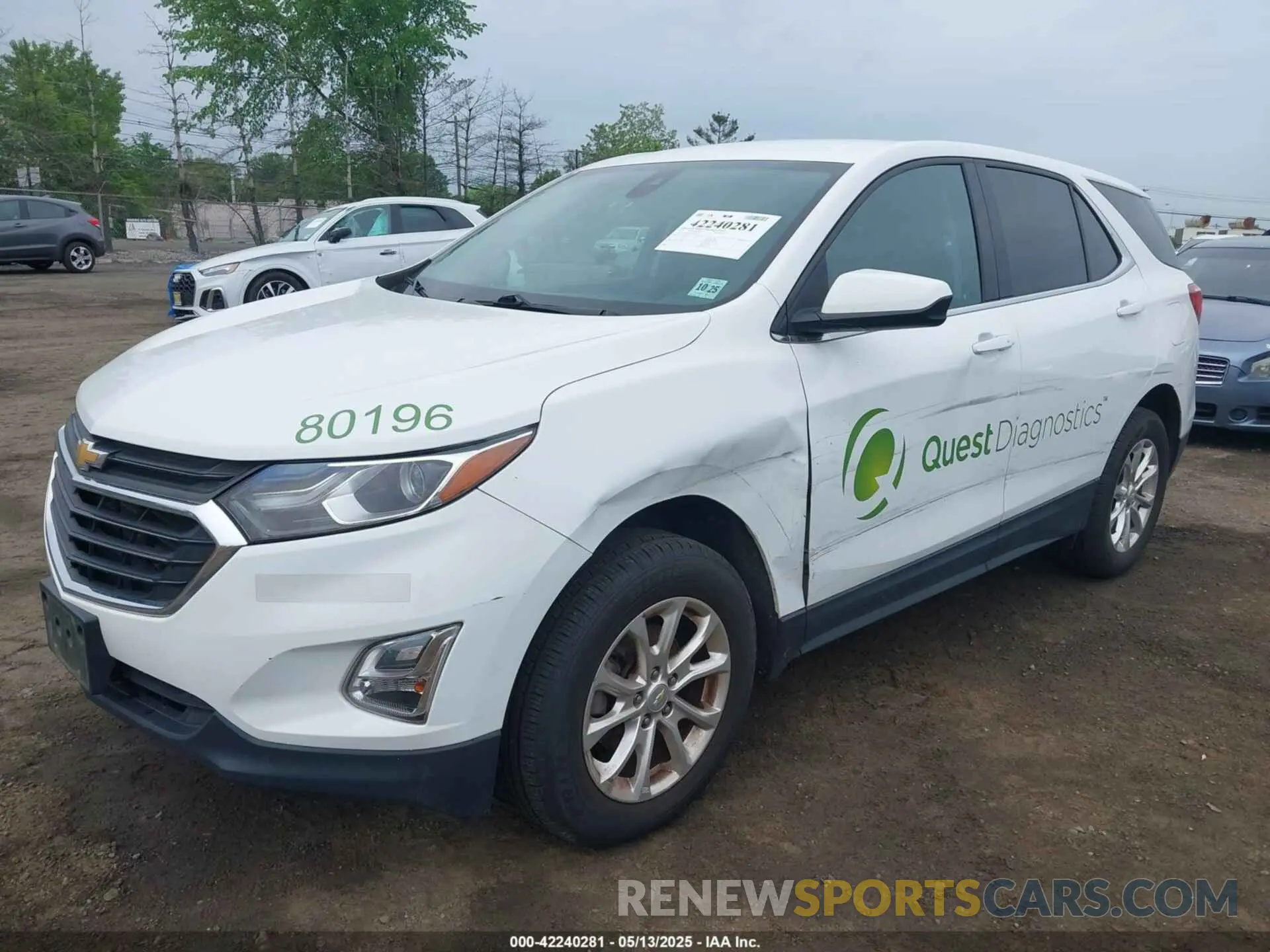 2 Photograph of a damaged car 2GNAXTEV3L6257324 CHEVROLET EQUINOX 2020