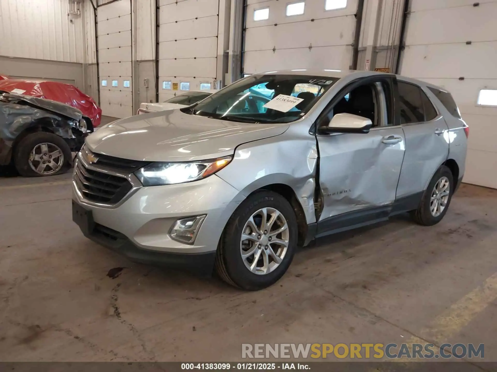 2 Photograph of a damaged car 2GNAXTEV4L6252441 CHEVROLET EQUINOX 2020