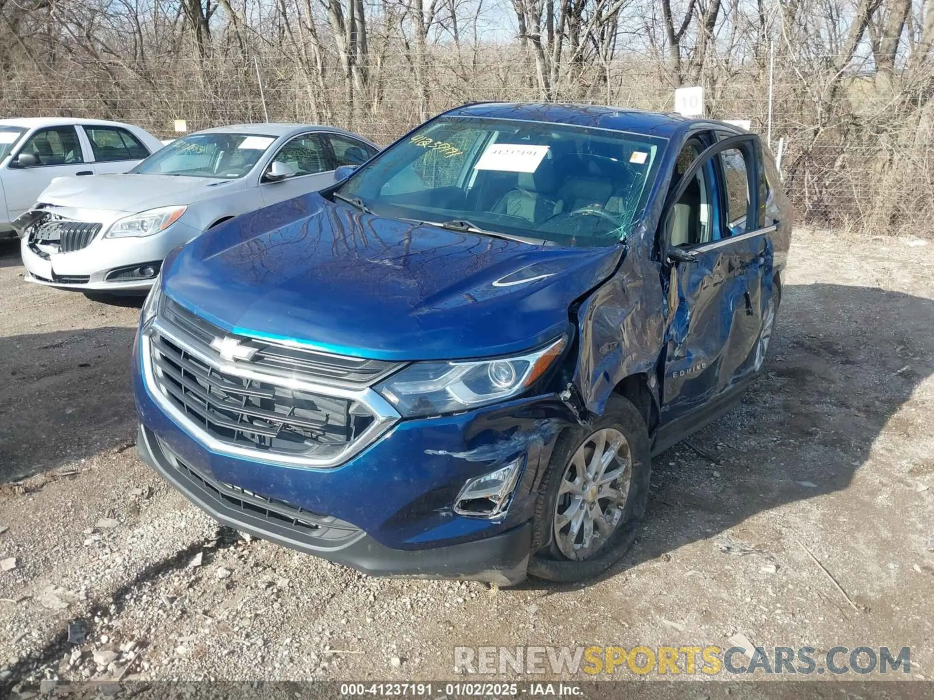 2 Photograph of a damaged car 2GNAXTEV5L6155488 CHEVROLET EQUINOX 2020