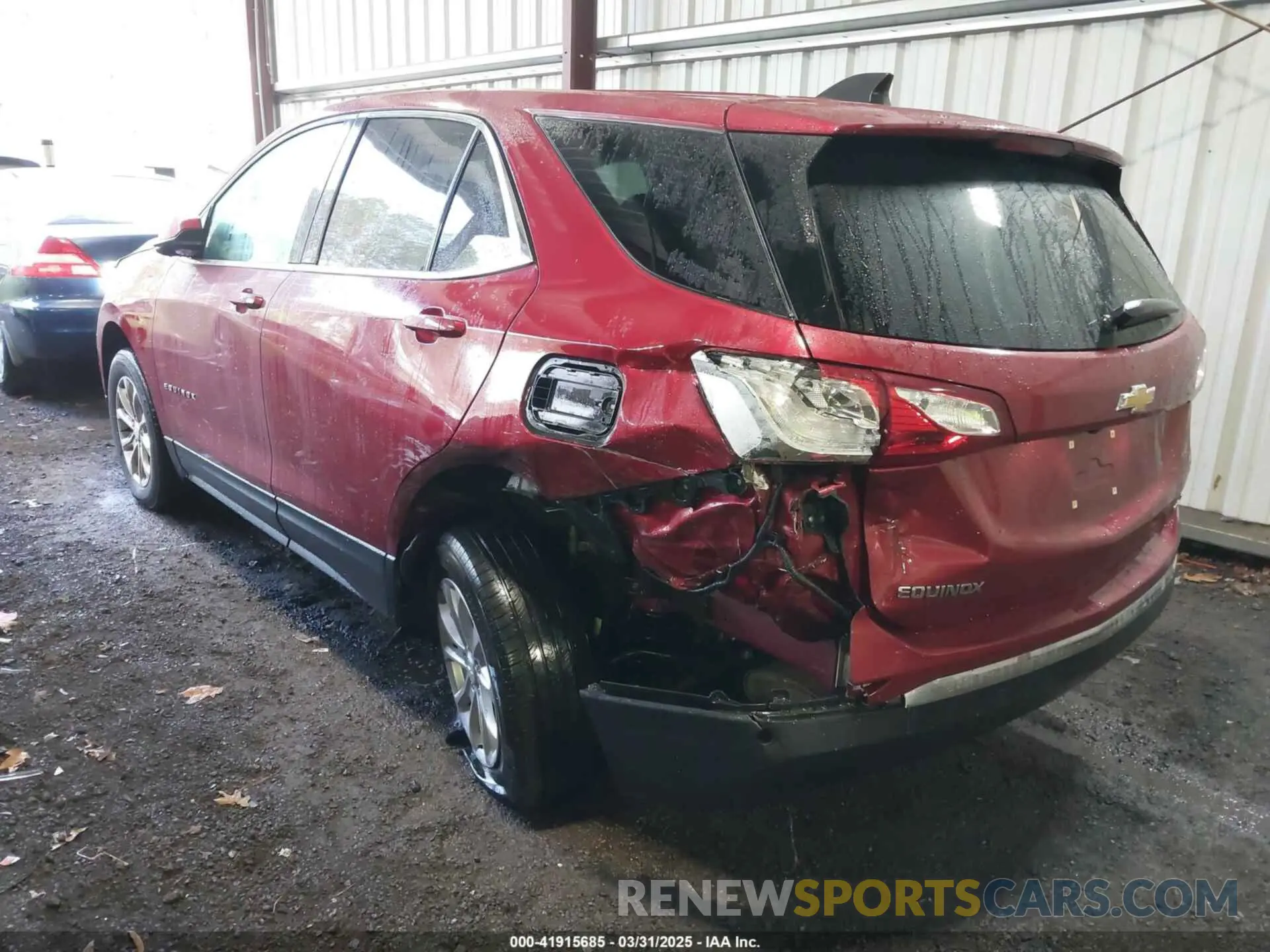 3 Photograph of a damaged car 2GNAXTEV7L6122508 CHEVROLET EQUINOX 2020