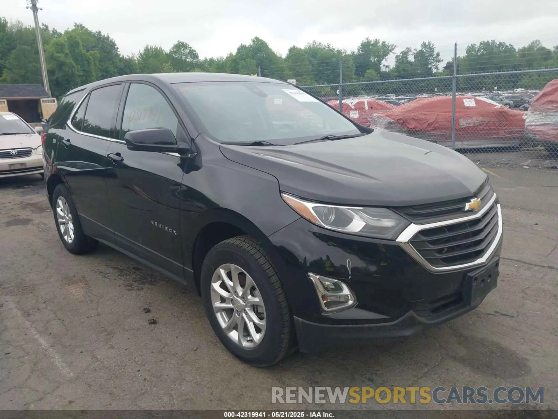 1 Photograph of a damaged car 2GNAXTEV7L6249419 CHEVROLET EQUINOX 2020