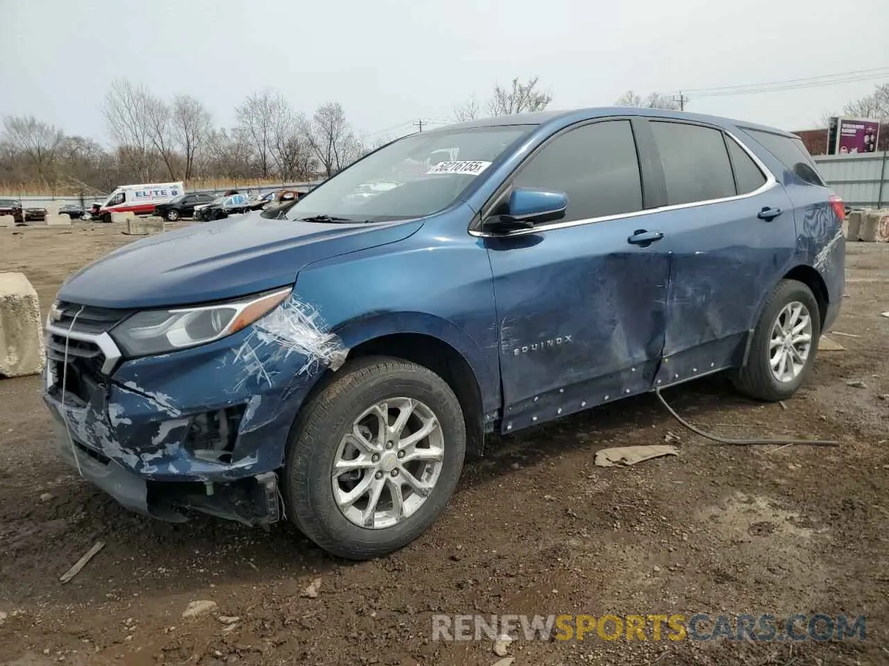 1 Photograph of a damaged car 2GNAXTEVXL6170018 CHEVROLET EQUINOX 2020