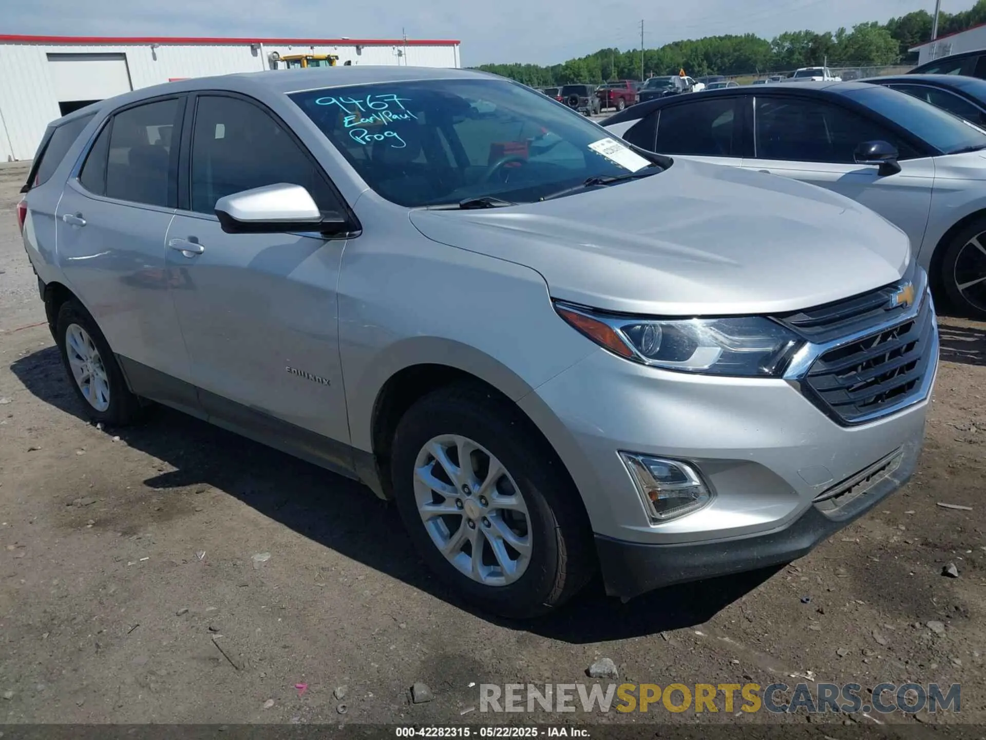 1 Photograph of a damaged car 2GNAXTEVXL6171668 CHEVROLET EQUINOX 2020