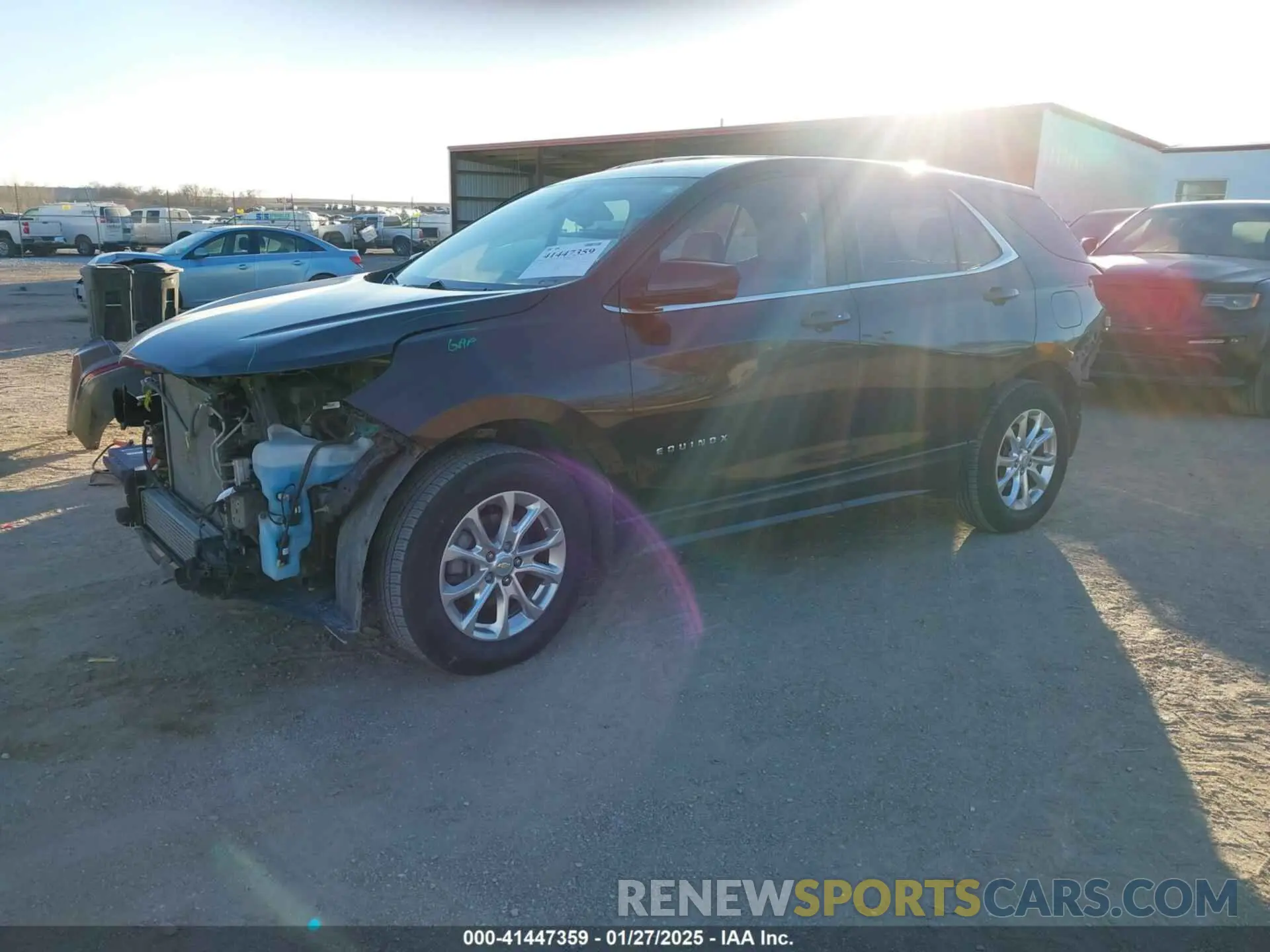 2 Photograph of a damaged car 2GNAXTEVXL6216706 CHEVROLET EQUINOX 2020