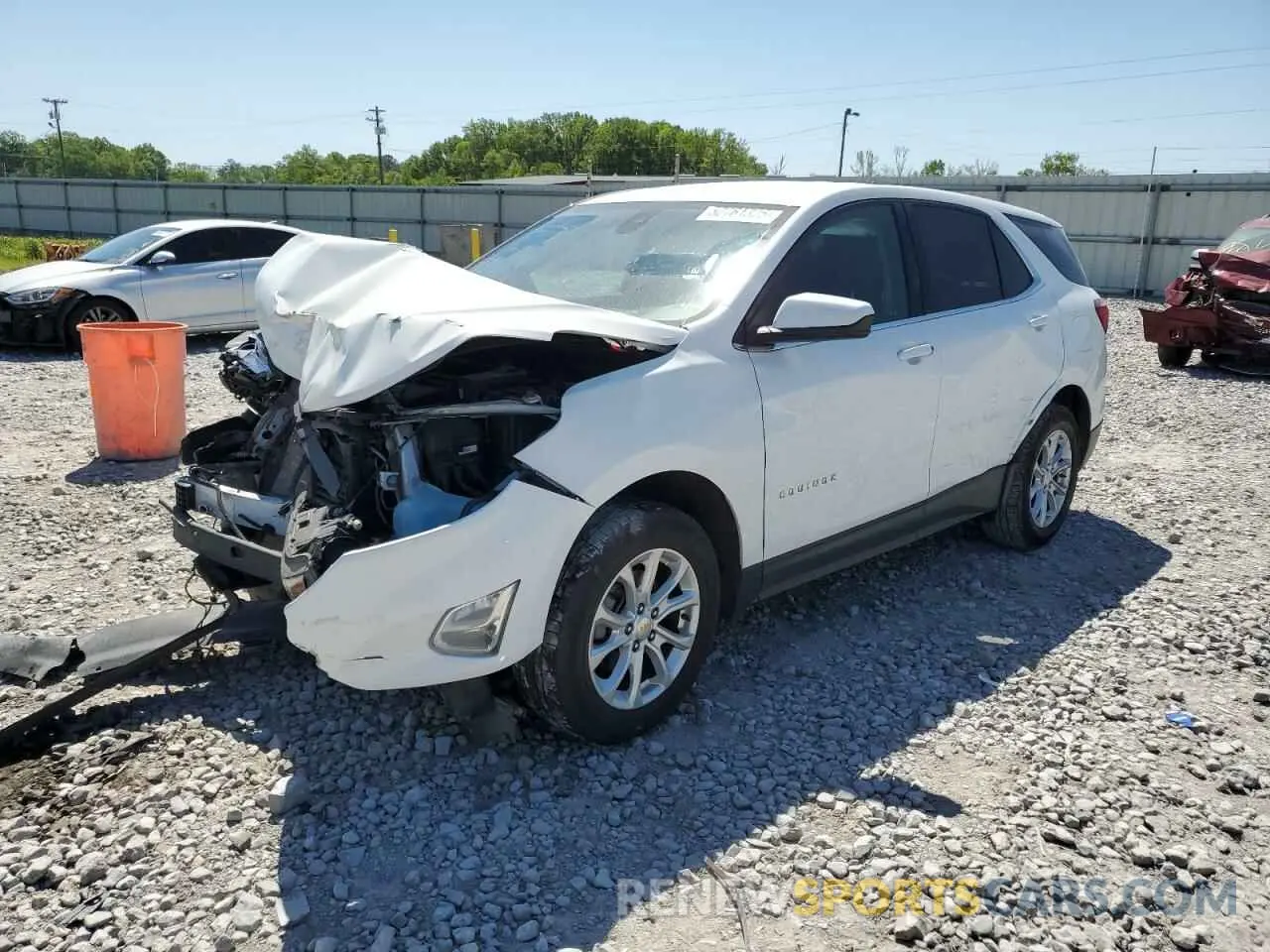 1 Photograph of a damaged car 2GNAXUEV0L6106690 CHEVROLET EQUINOX 2020