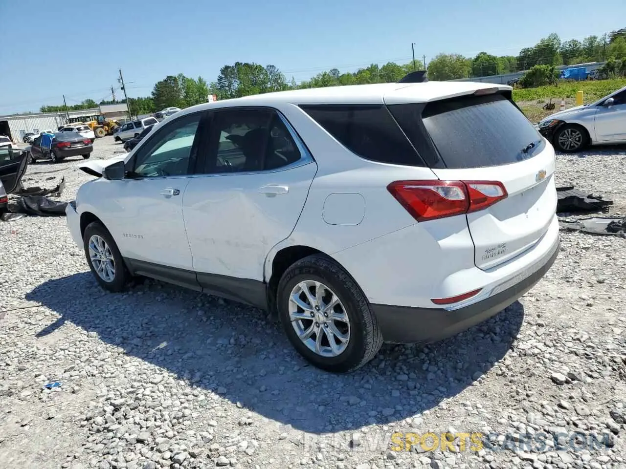 2 Photograph of a damaged car 2GNAXUEV0L6106690 CHEVROLET EQUINOX 2020