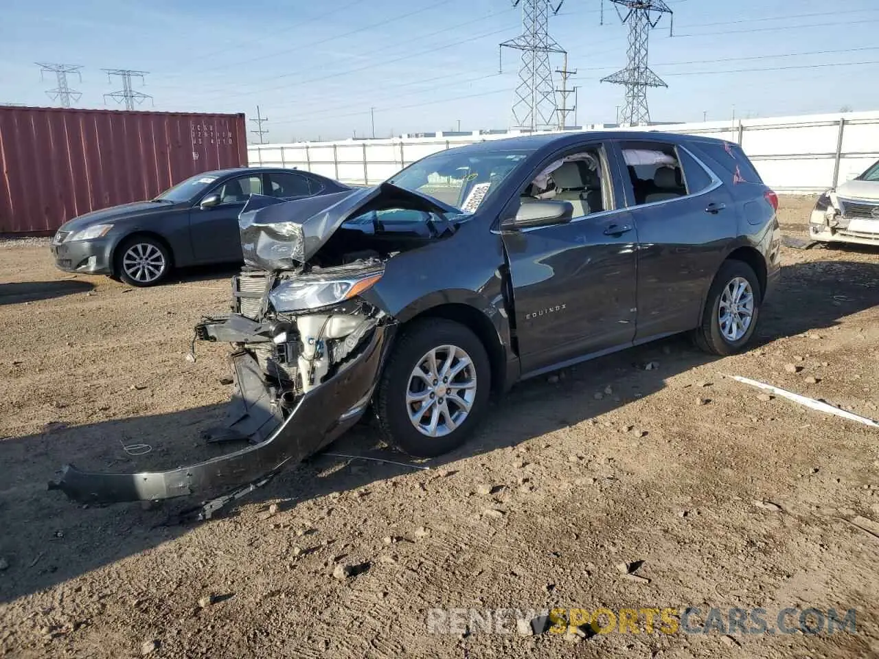 1 Photograph of a damaged car 2GNAXUEV0L6138667 CHEVROLET EQUINOX 2020