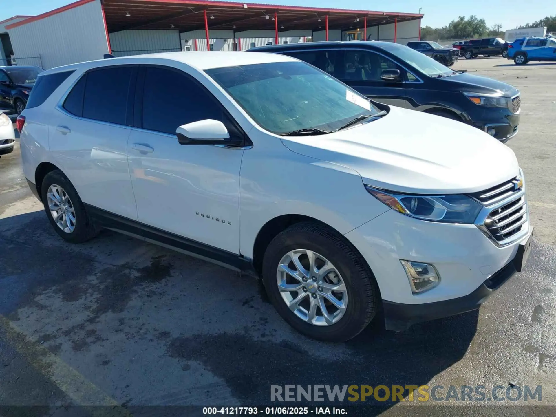 1 Photograph of a damaged car 2GNAXUEV2L6208430 CHEVROLET EQUINOX 2020
