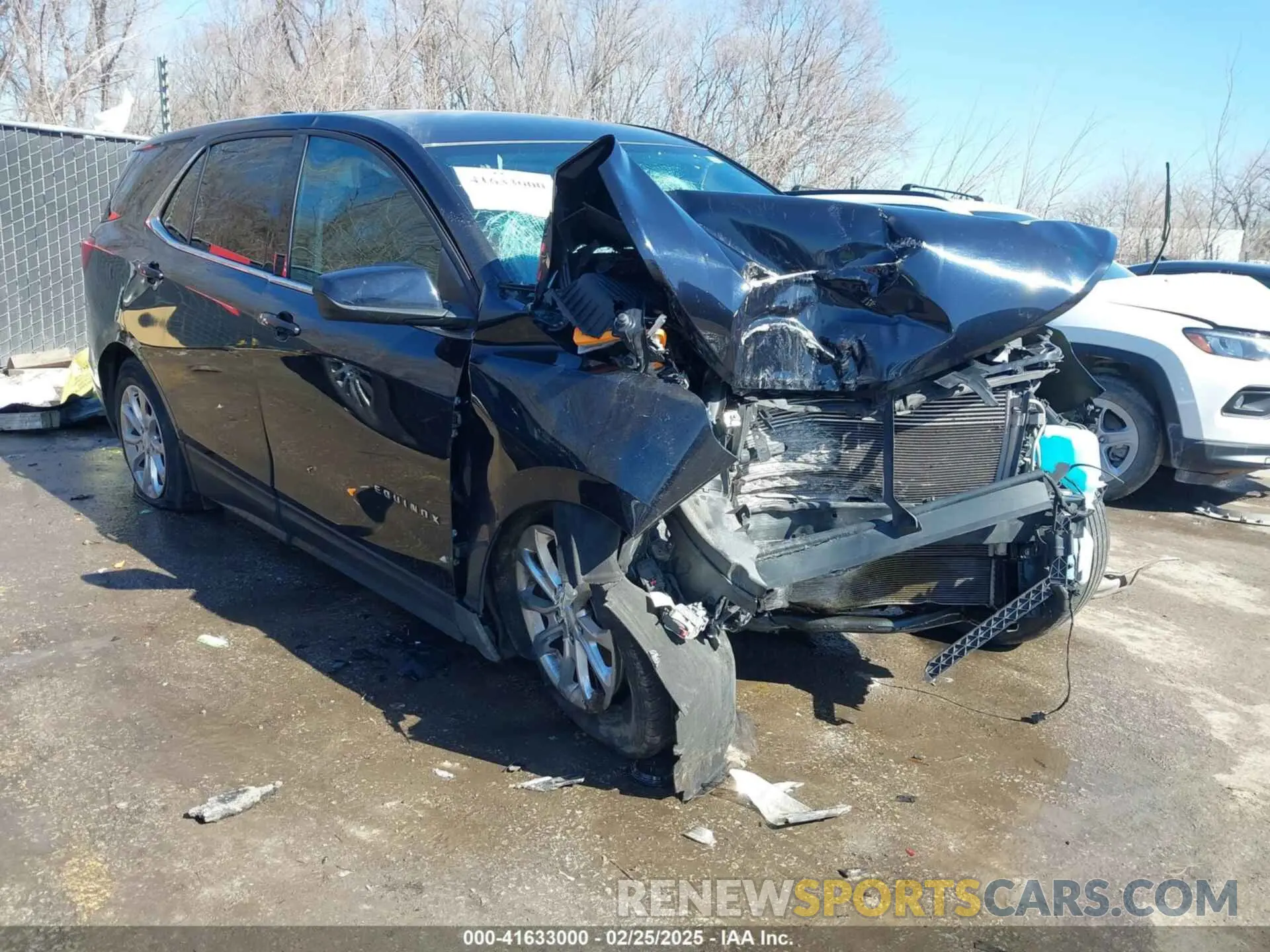 1 Photograph of a damaged car 2GNAXUEV2L6223719 CHEVROLET EQUINOX 2020