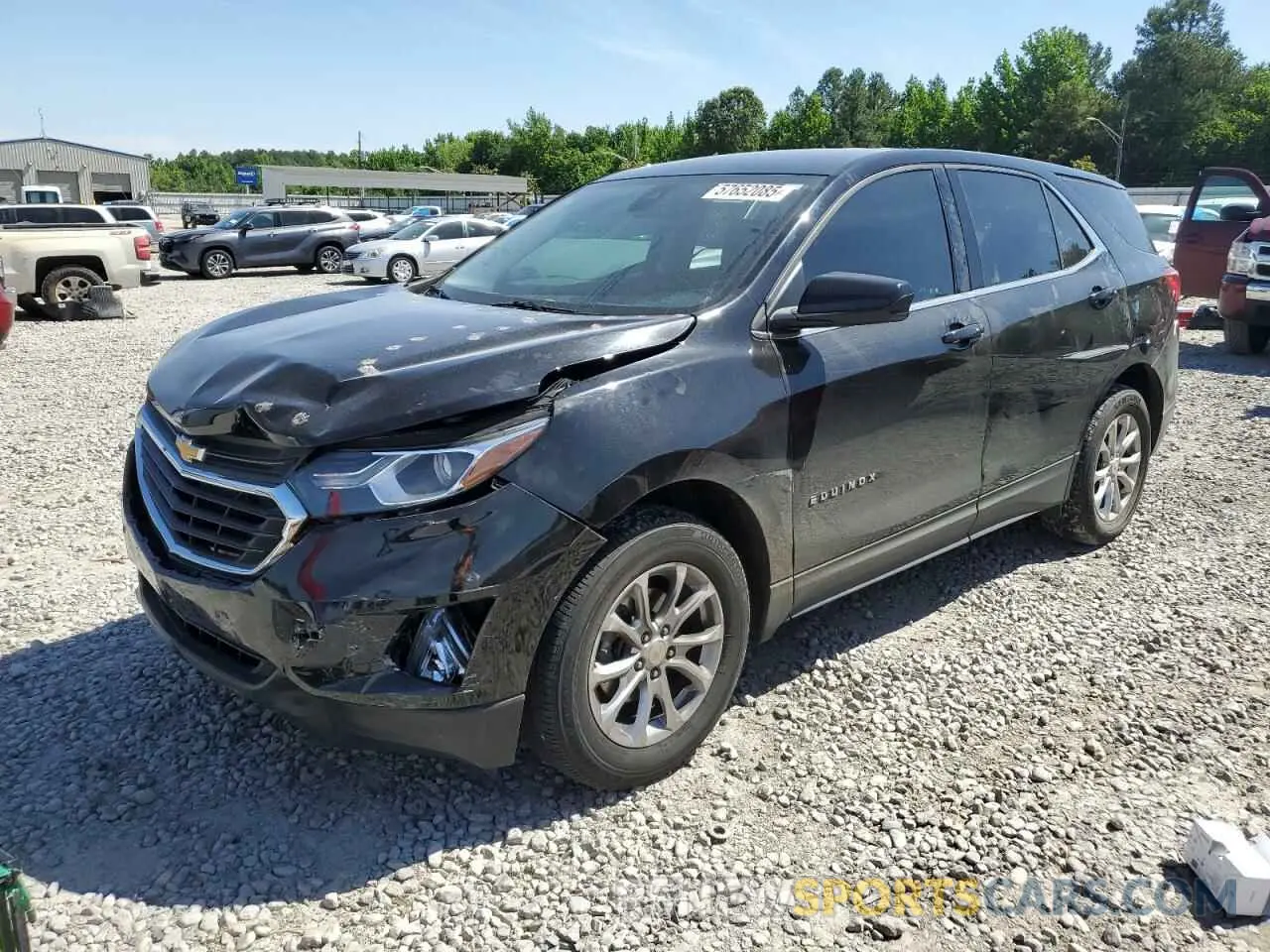 1 Photograph of a damaged car 2GNAXUEV2L6238589 CHEVROLET EQUINOX 2020