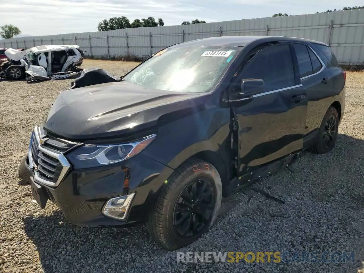 1 Photograph of a damaged car 2GNAXUEV3L6155379 CHEVROLET EQUINOX 2020