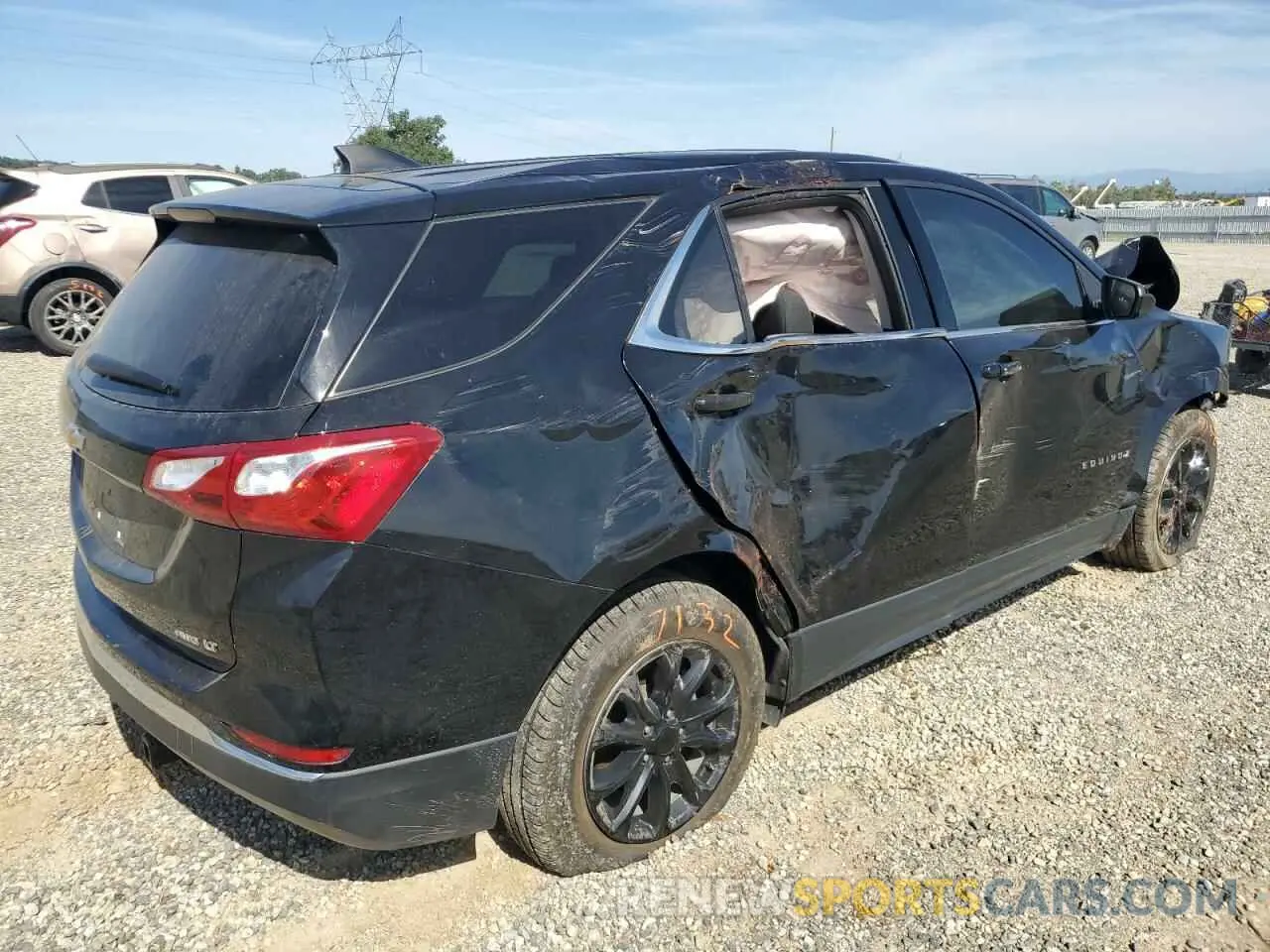 3 Photograph of a damaged car 2GNAXUEV3L6155379 CHEVROLET EQUINOX 2020