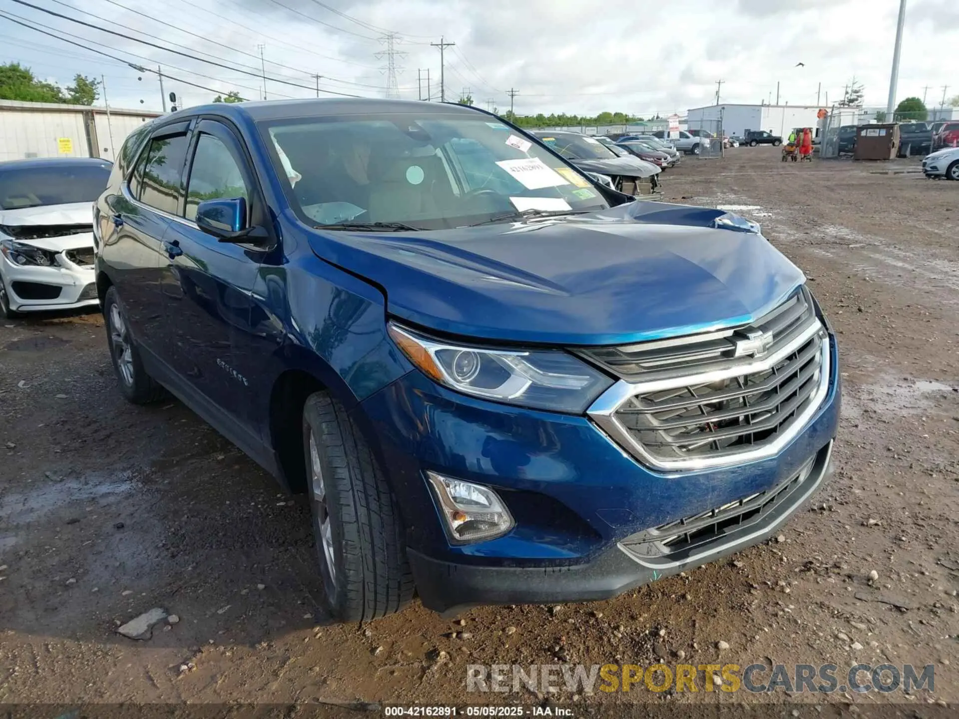 1 Photograph of a damaged car 2GNAXUEV5L6173091 CHEVROLET EQUINOX 2020