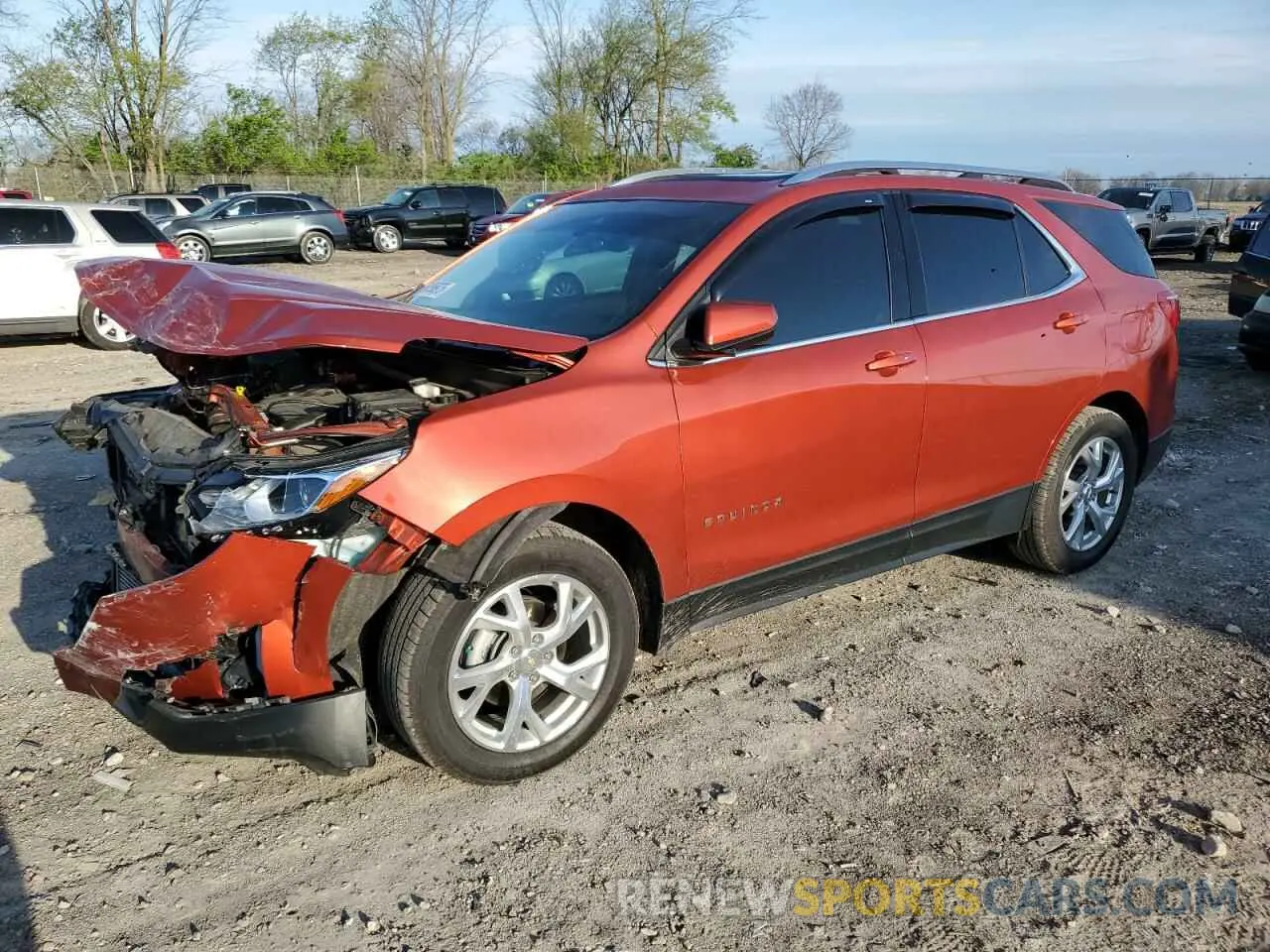 1 Photograph of a damaged car 2GNAXUEV5L6208096 CHEVROLET EQUINOX 2020