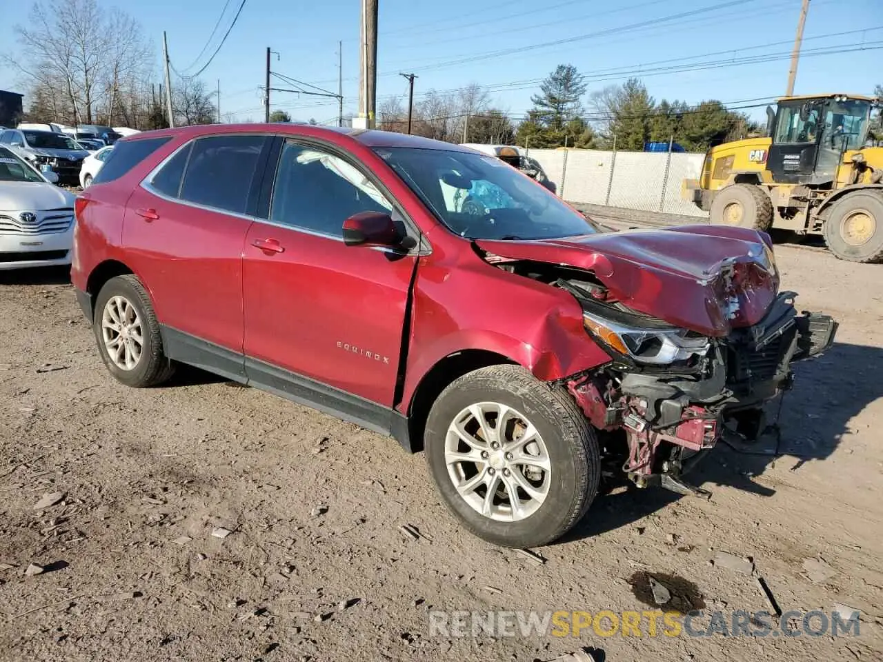 4 Photograph of a damaged car 2GNAXUEV5L6267875 CHEVROLET EQUINOX 2020