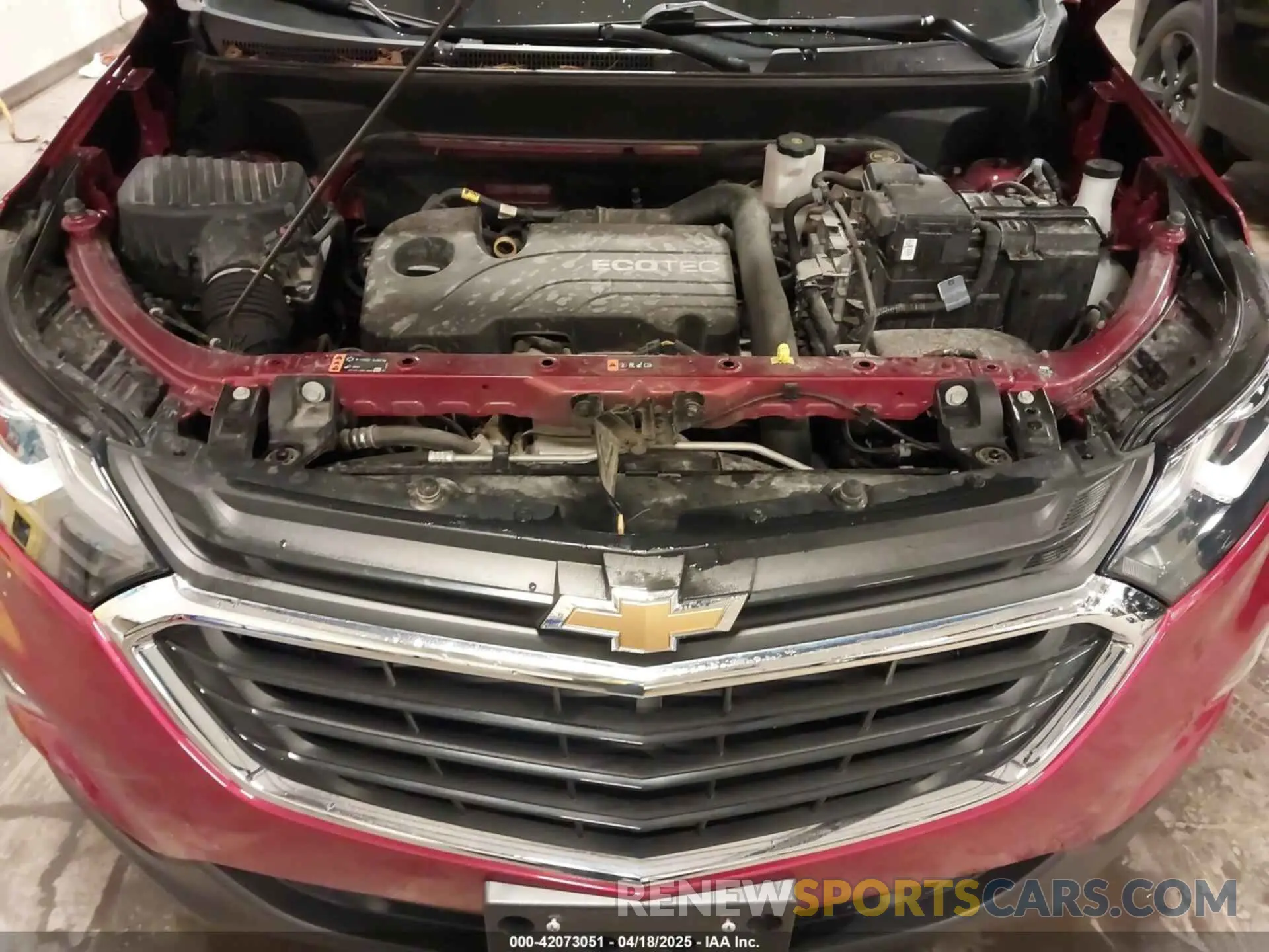 10 Photograph of a damaged car 2GNAXUEV6L6268954 CHEVROLET EQUINOX 2020