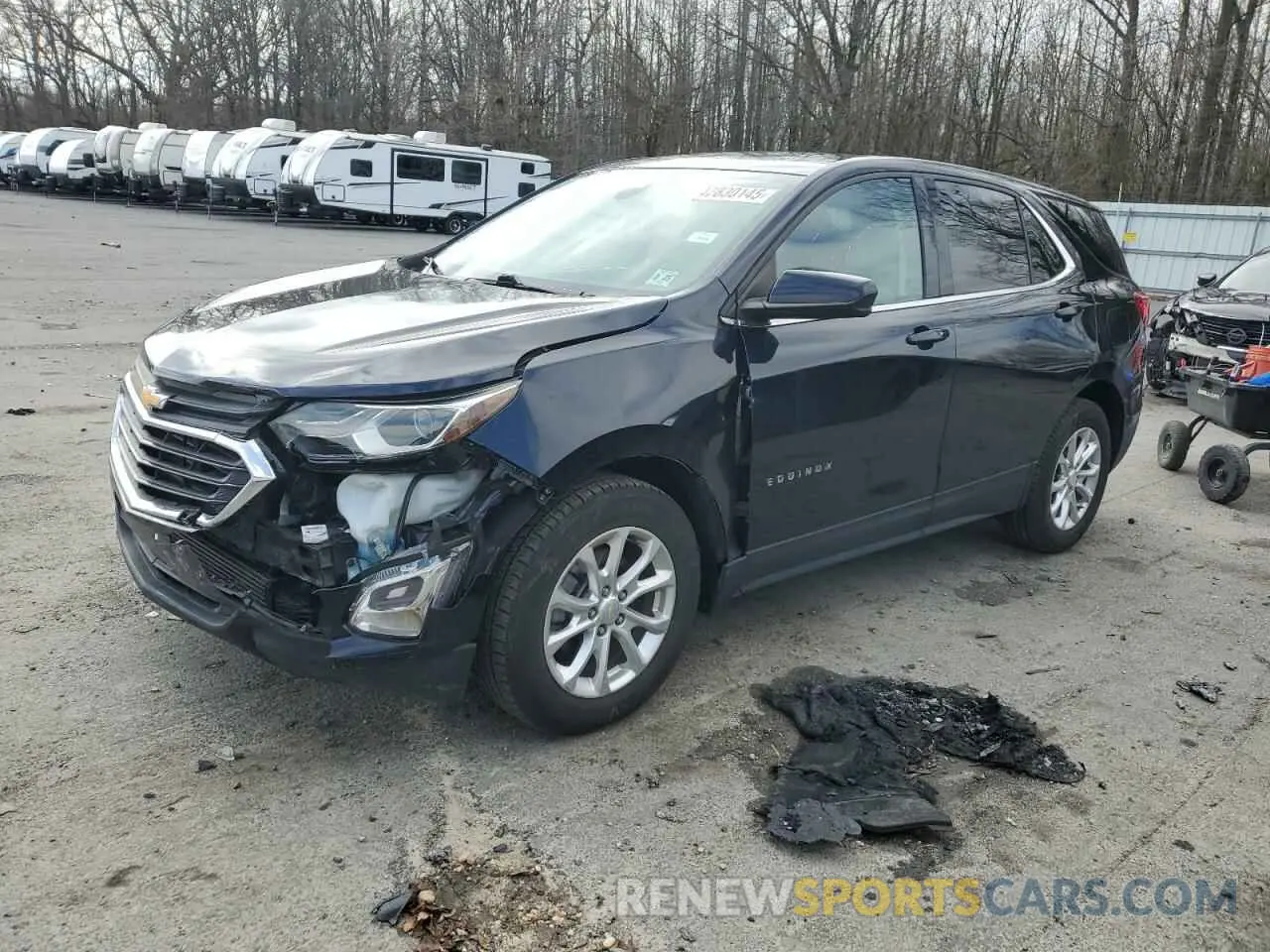 1 Photograph of a damaged car 2GNAXUEV7L6203272 CHEVROLET EQUINOX 2020