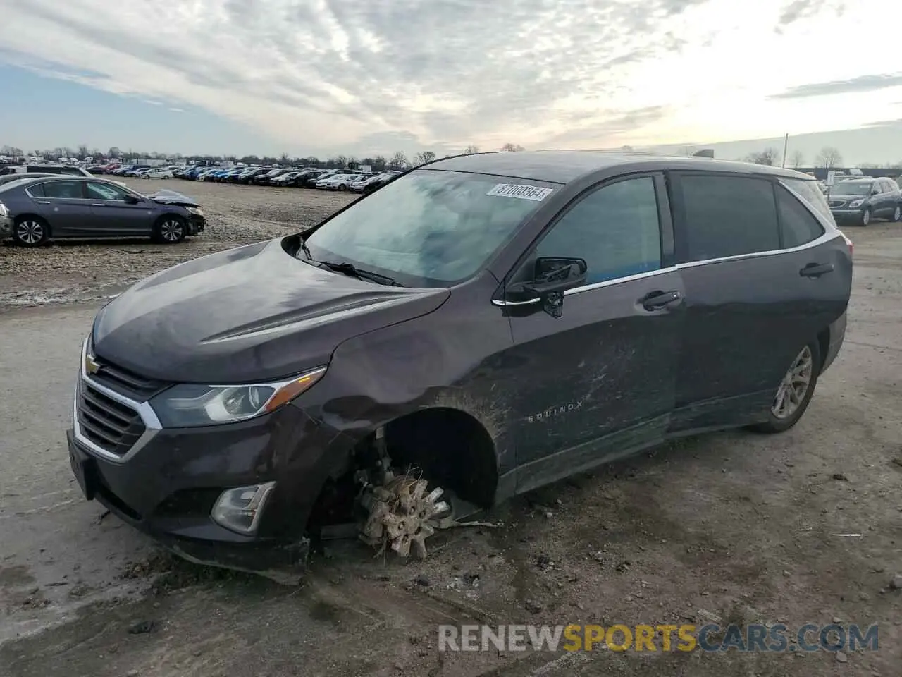 1 Photograph of a damaged car 2GNAXUEV7L6203997 CHEVROLET EQUINOX 2020