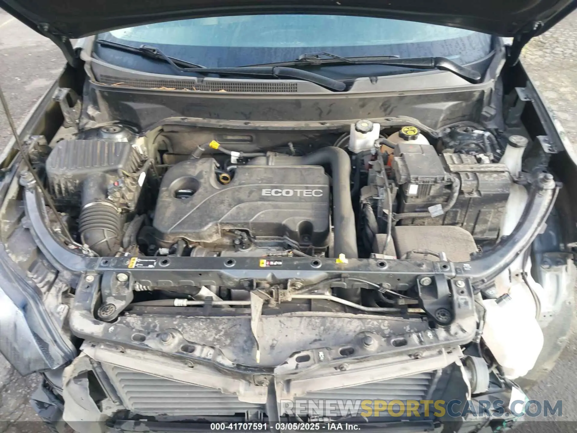 10 Photograph of a damaged car 2GNAXUEV7L6217141 CHEVROLET EQUINOX 2020