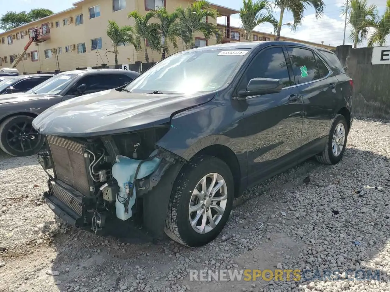 1 Photograph of a damaged car 2GNAXUEV7L6265044 CHEVROLET EQUINOX 2020