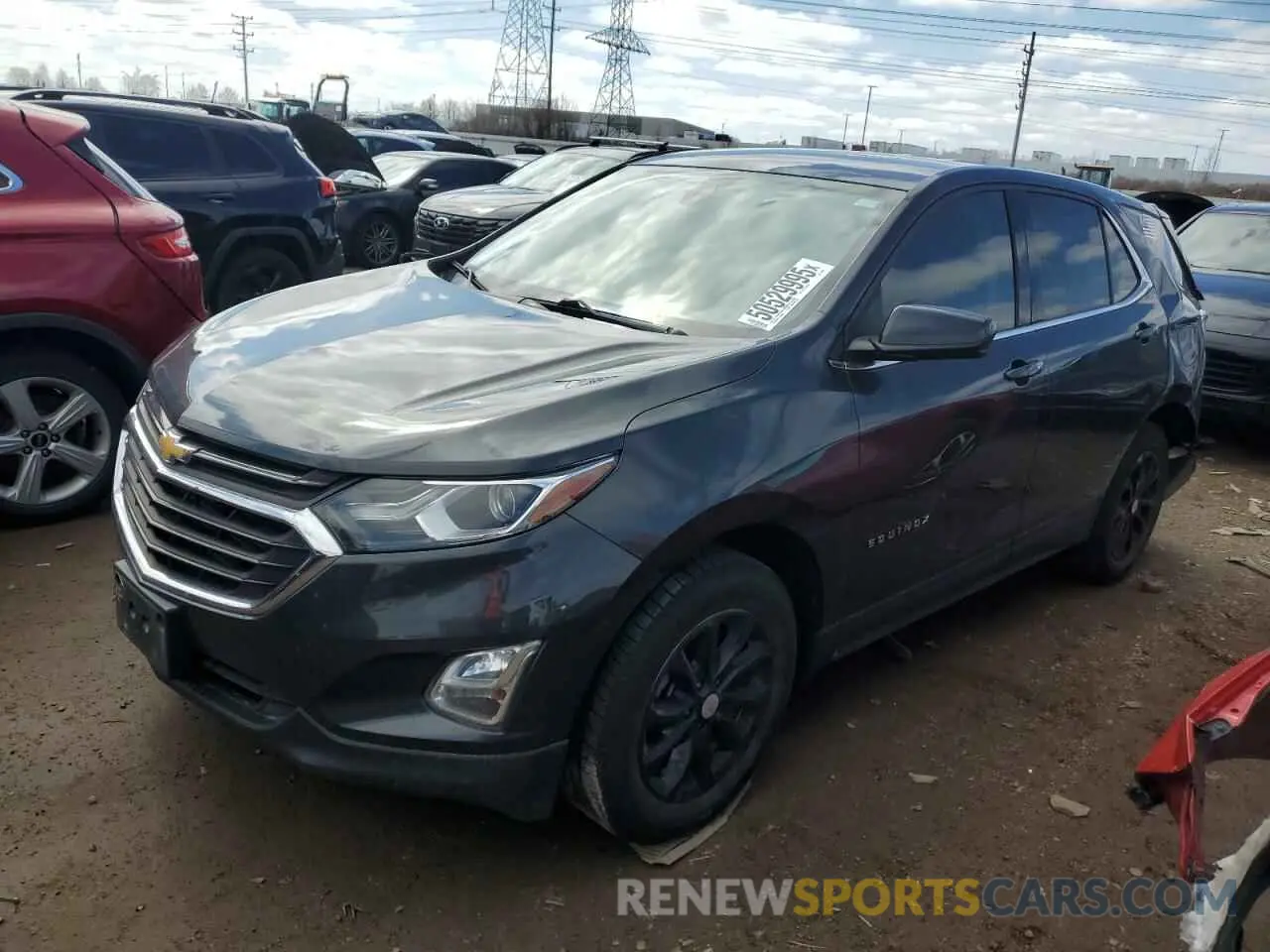 1 Photograph of a damaged car 2GNAXUEV8L6160903 CHEVROLET EQUINOX 2020