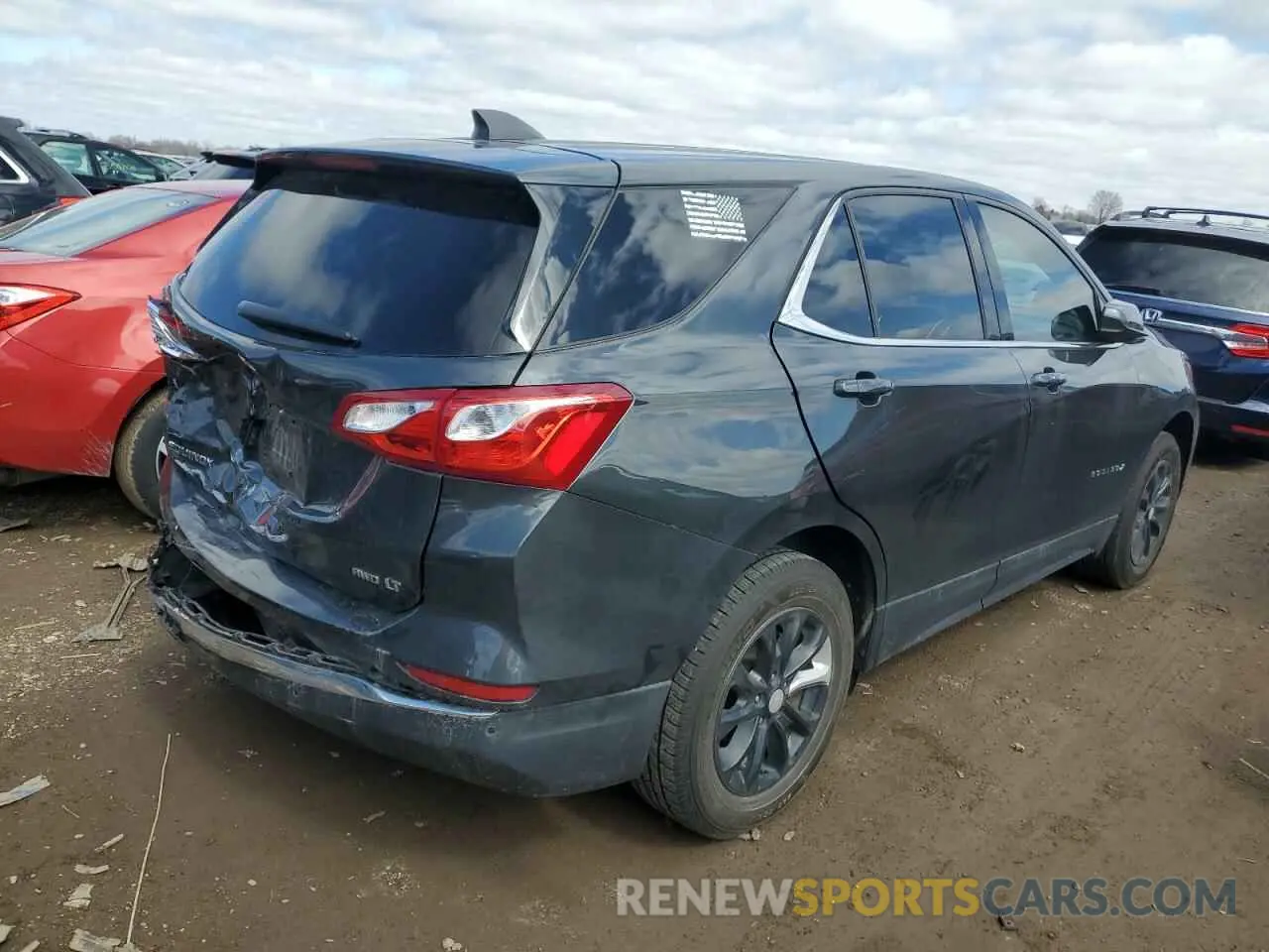 3 Photograph of a damaged car 2GNAXUEV8L6160903 CHEVROLET EQUINOX 2020