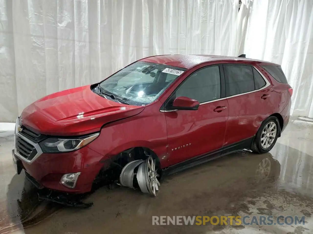 1 Photograph of a damaged car 2GNAXUEV8L6175675 CHEVROLET EQUINOX 2020