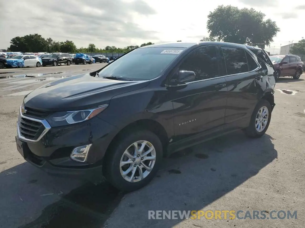 1 Photograph of a damaged car 2GNAXUEV8L6216337 CHEVROLET EQUINOX 2020