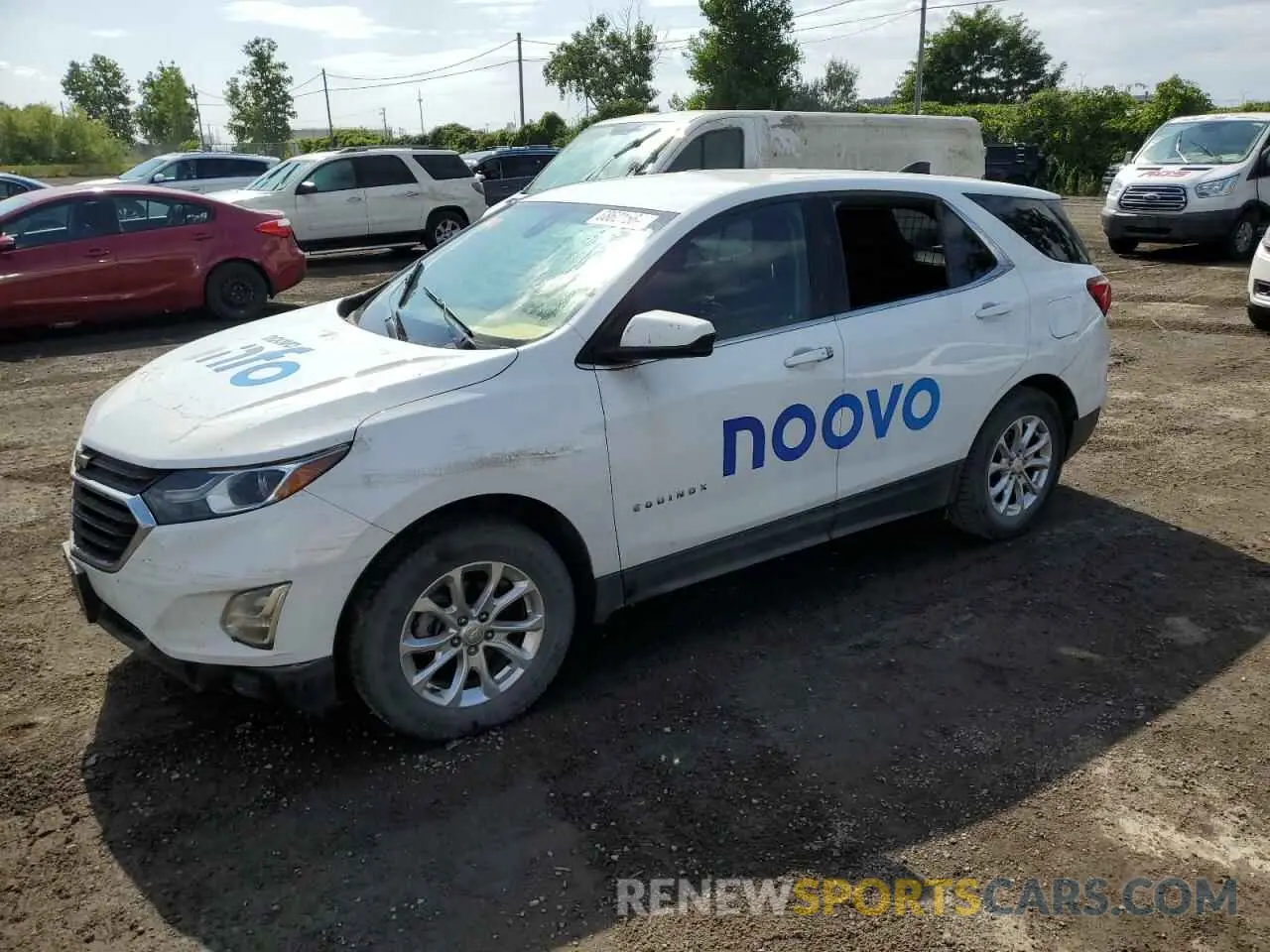 1 Photograph of a damaged car 2GNAXUEV8L6240590 CHEVROLET EQUINOX 2020